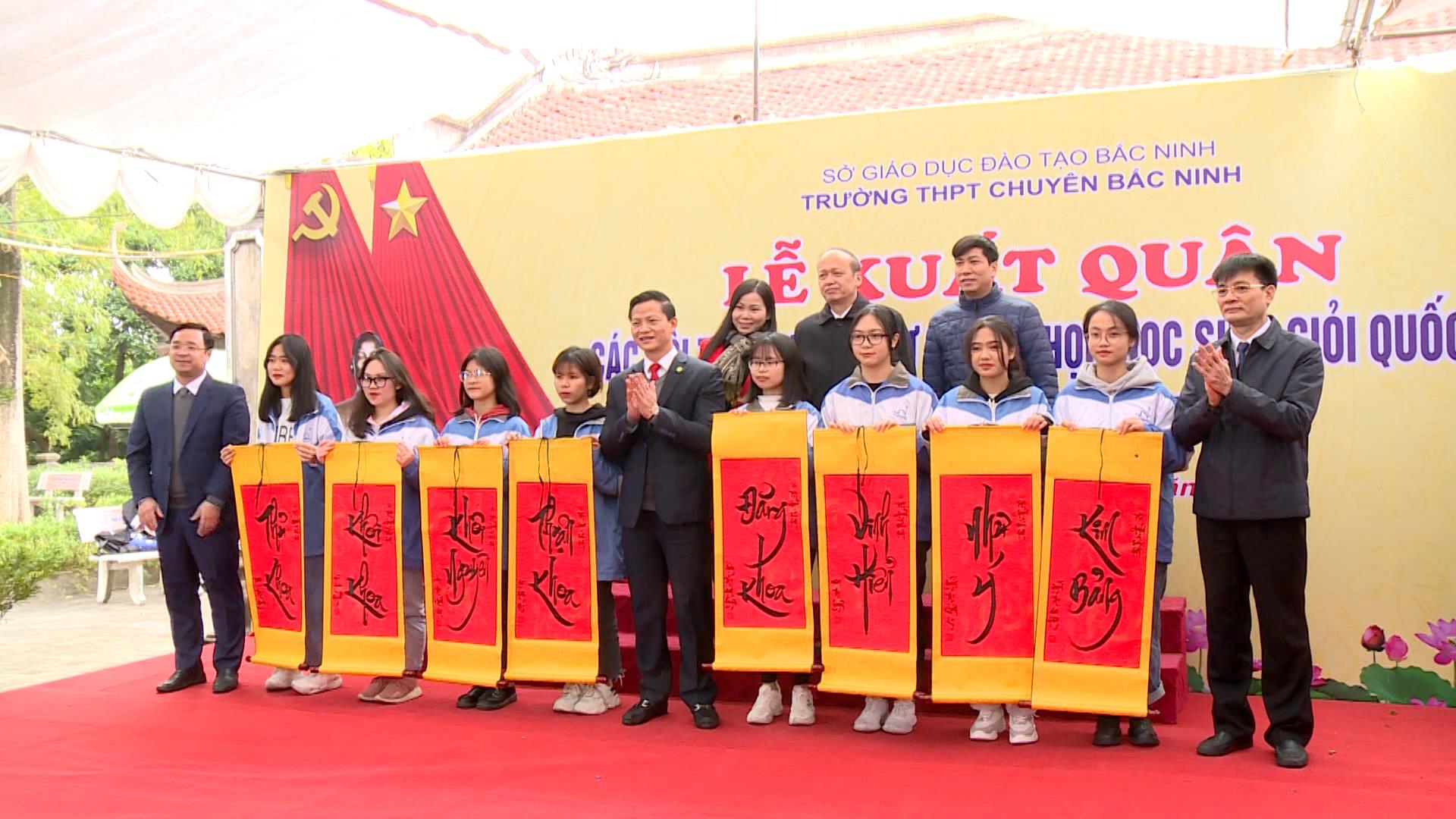Lễ xuất quân tham dự kỳ thi chọn học sinh giỏi quốc gia năm học 2020-2021