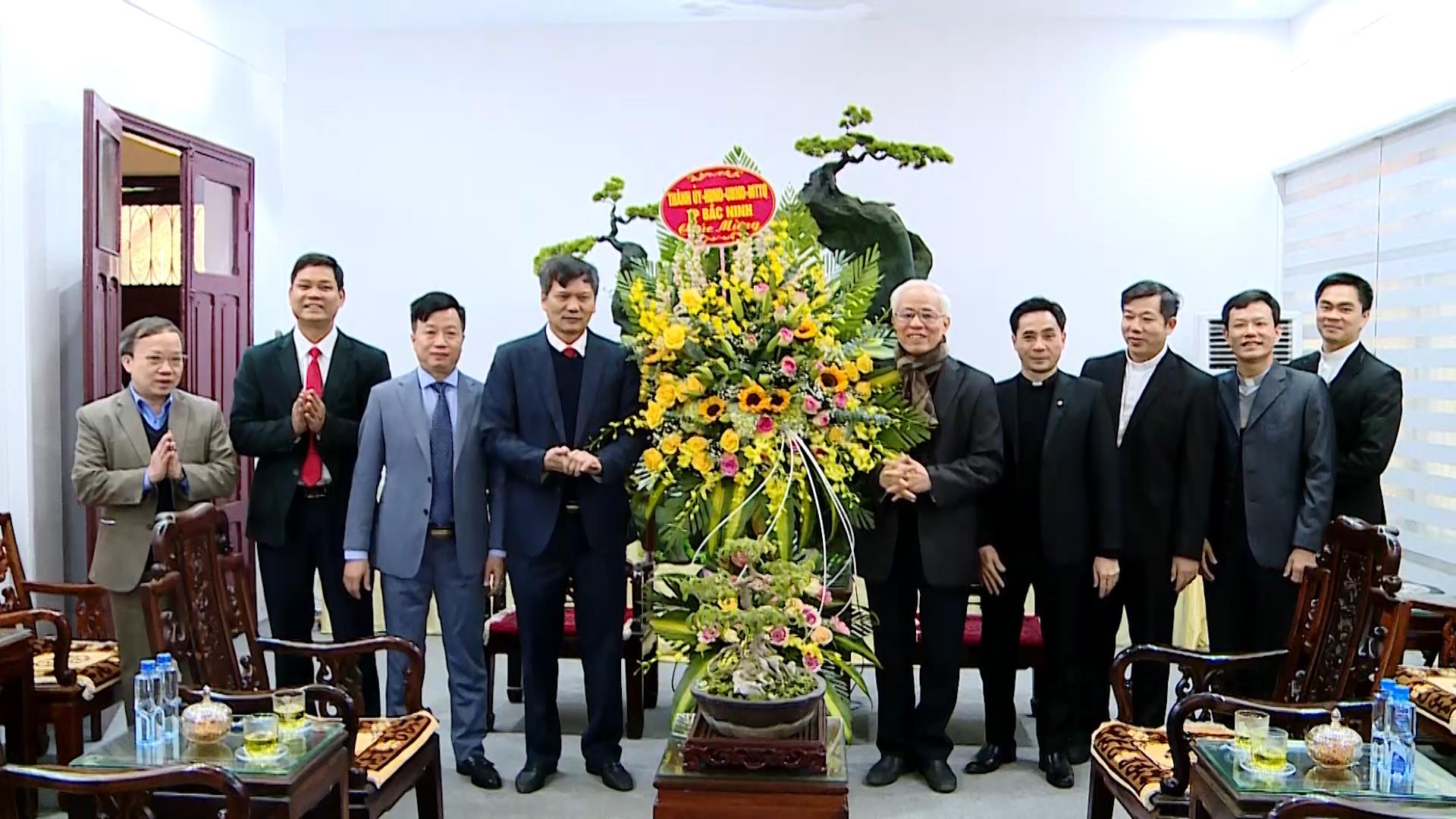 Bí thư Thành ủy Bắc Ninh chúc mừng lễ Giáng sinh 2020