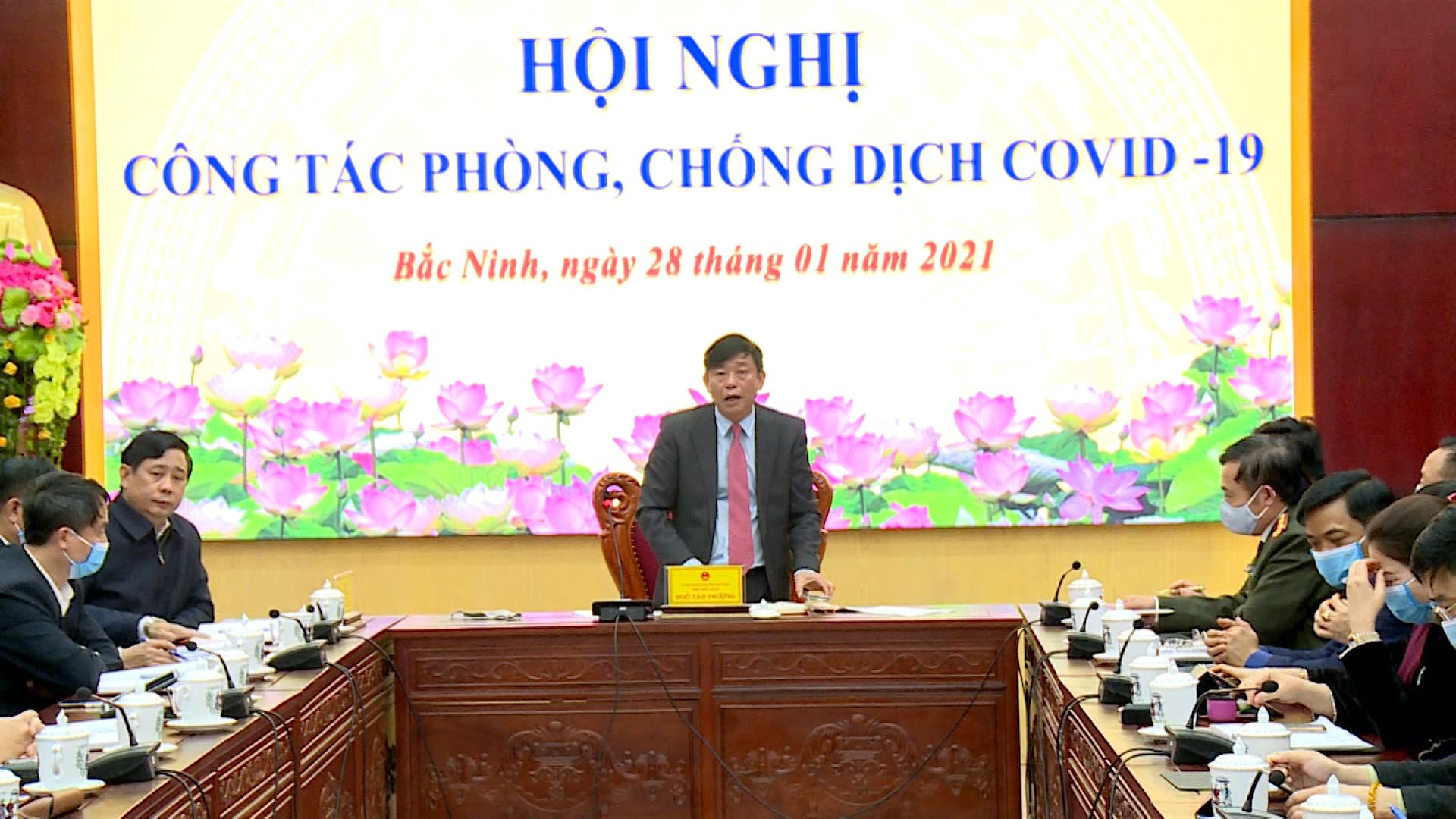 Kết luận của Phó Chủ tịch UBND tỉnh - Trưởng ban Ban Chỉ đạo tỉnh tại Hội nghị Ban Chỉ đạo tỉnh về công tác phòng, chống dịch COVID-19