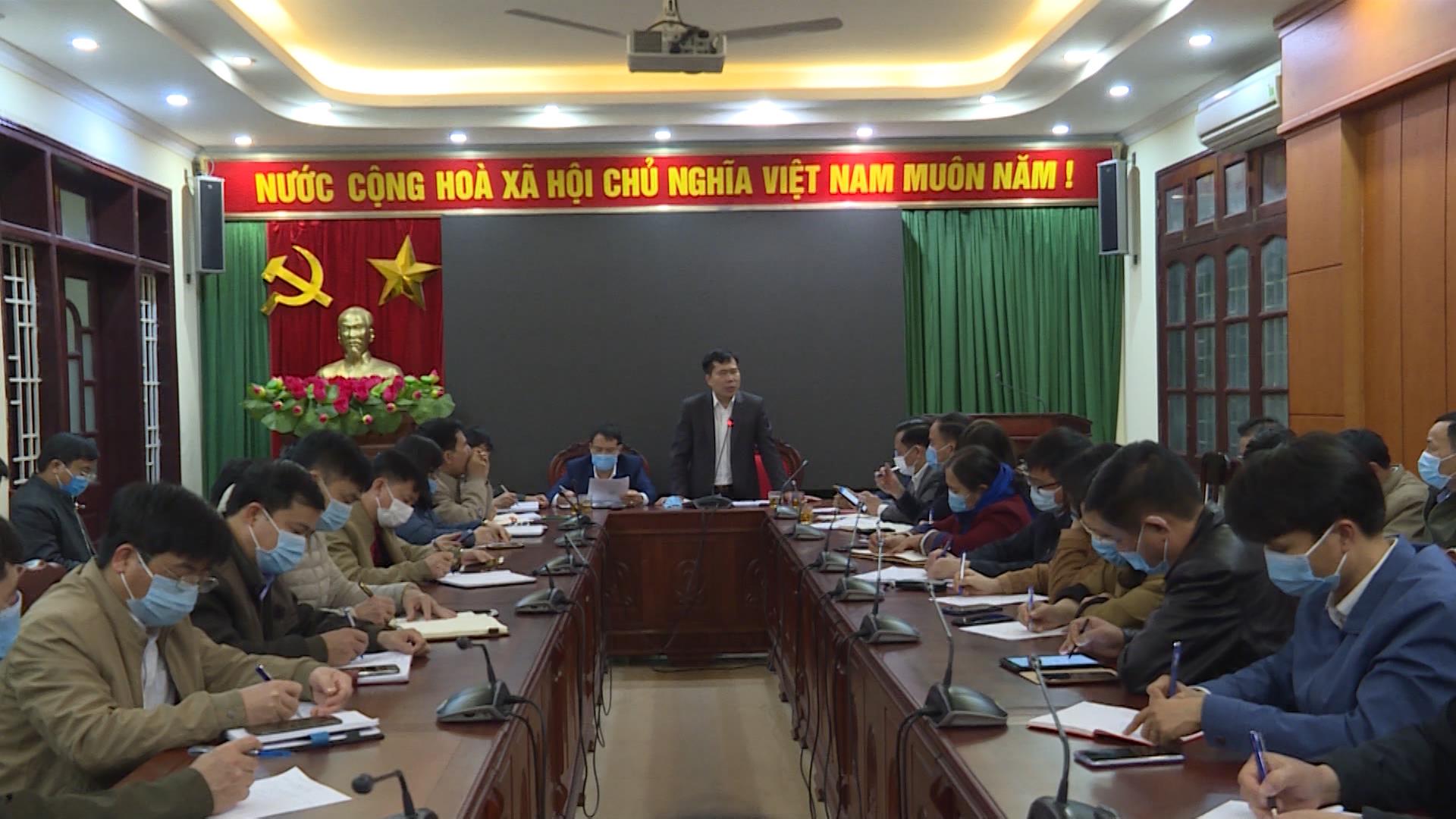 Thuận Thành họp khẩn triển khai phòng chống Covid-19