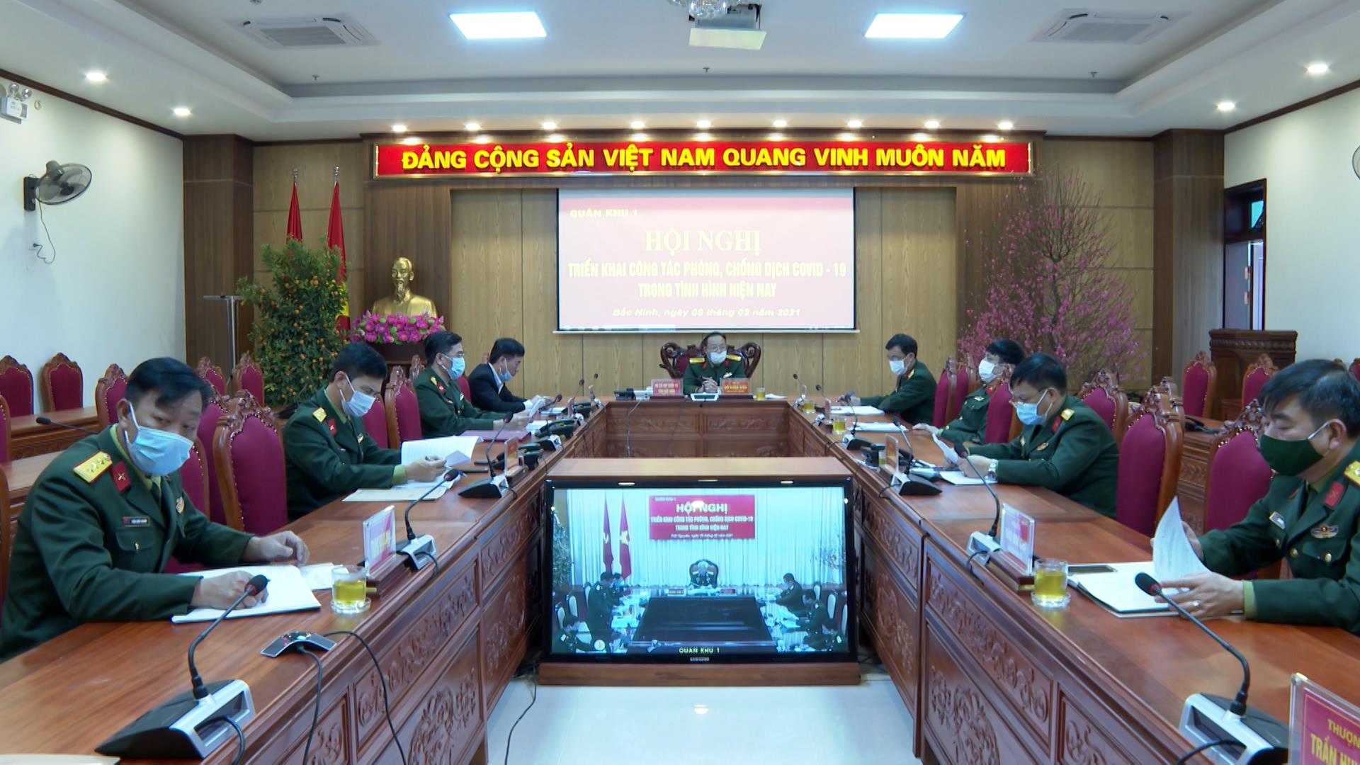 Quân khu 1 triển khai công tác phòng chống dịch Covid - 19