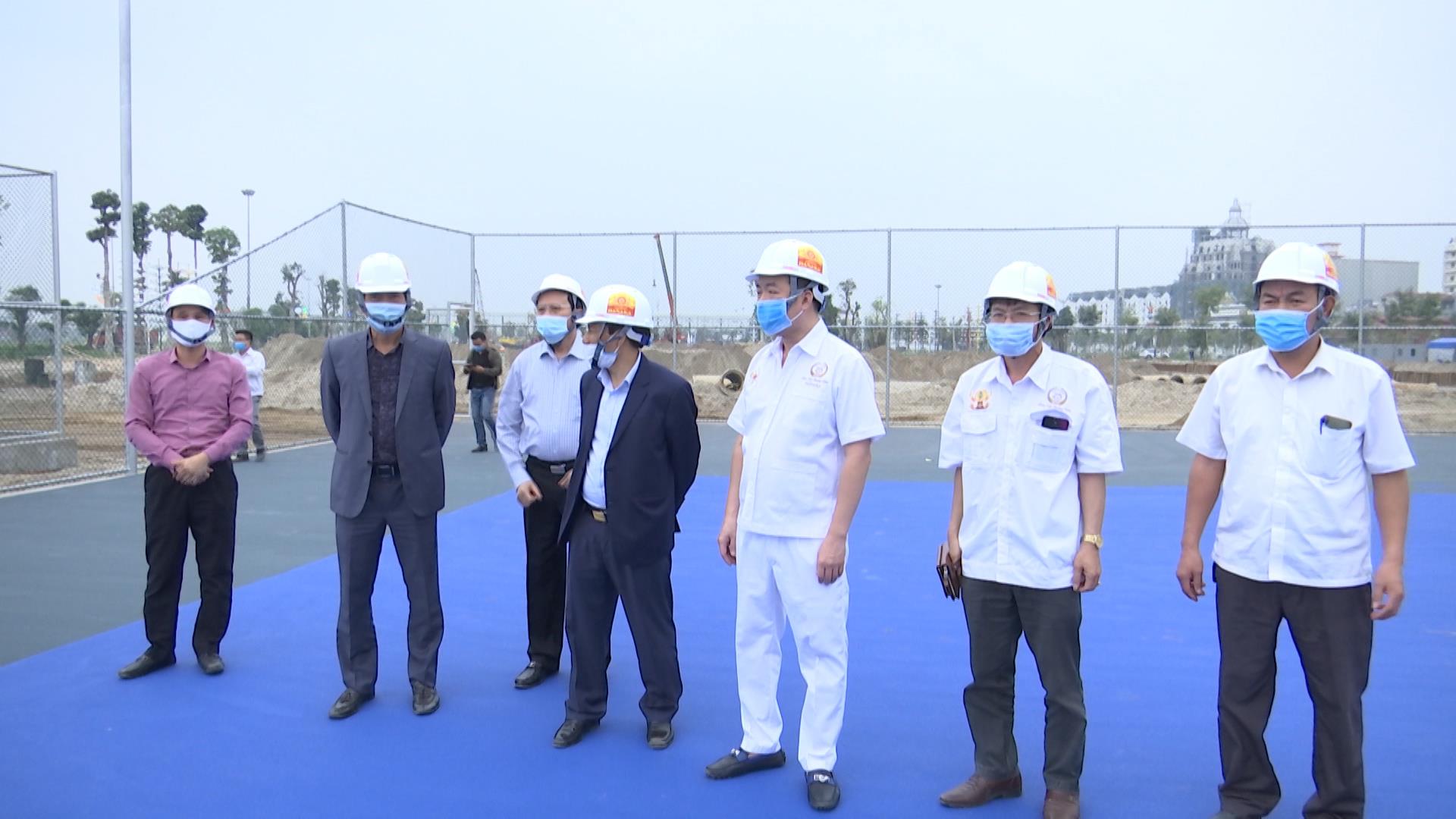Bộ Văn hóa Thể thao & Du lịch thăm và khảo sát công trình phục vụ thi đấu Seagame 31 tại Bắc Ninh