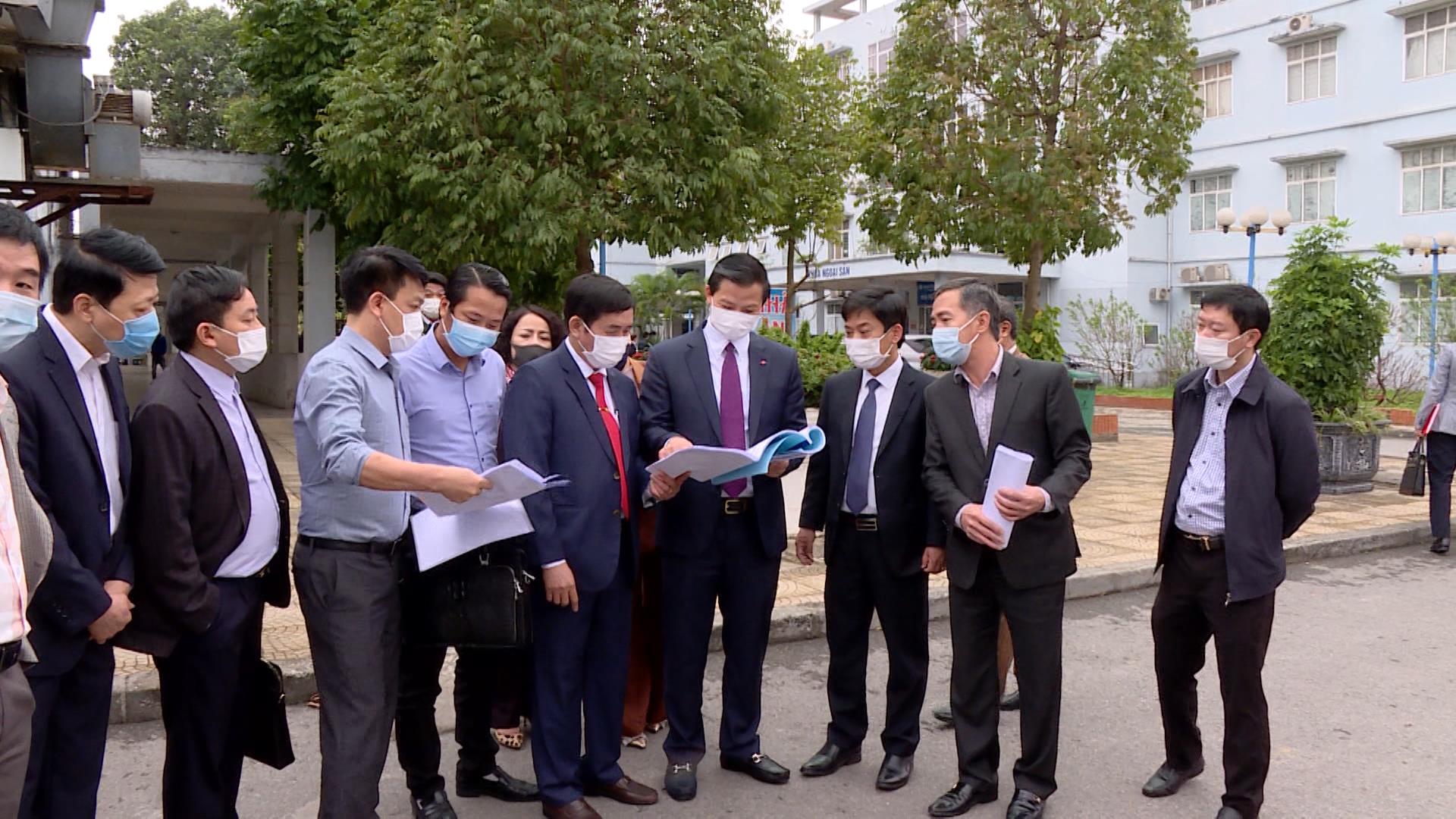 Triển khai dự án xây dựng, nâng cấp Trung tâm Y tế huyện Yên Phong