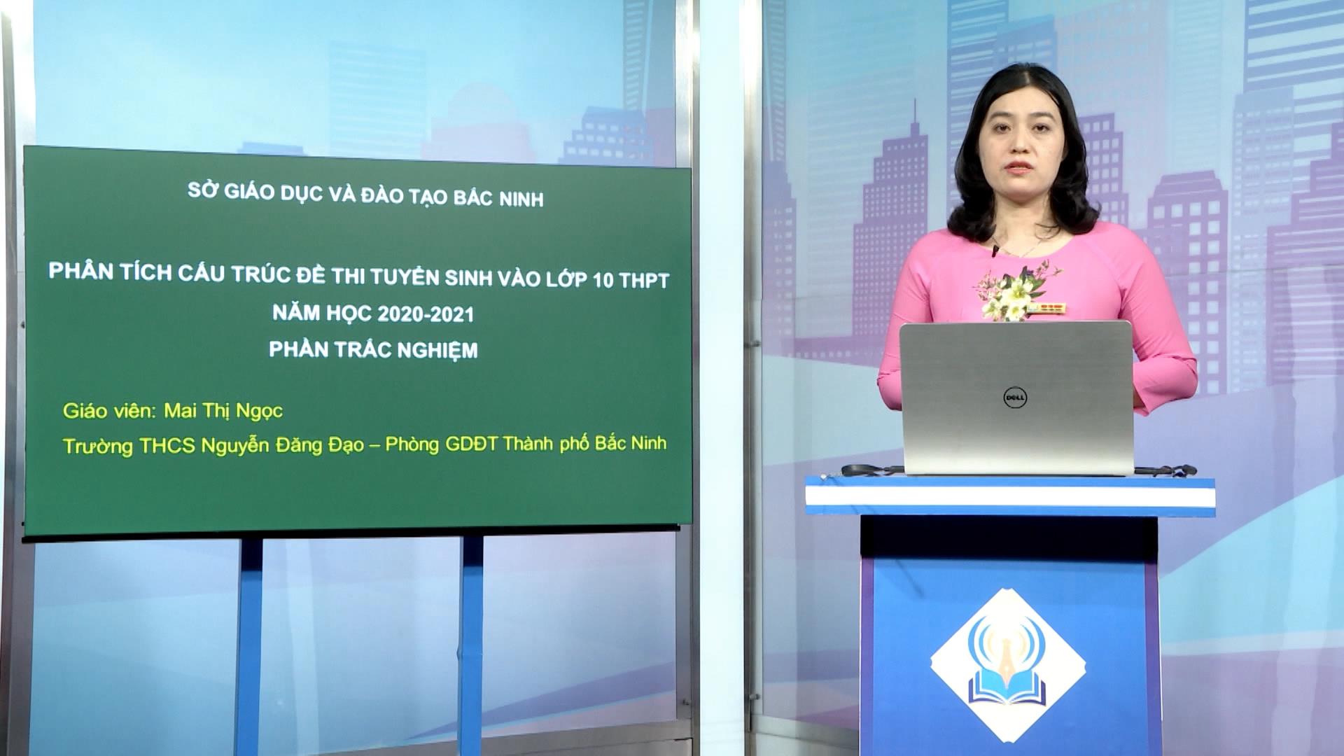 Toán lớp 9: Phân tích cấu trúc đề thi vào lớp 10 THPT phần trắc nghiệm