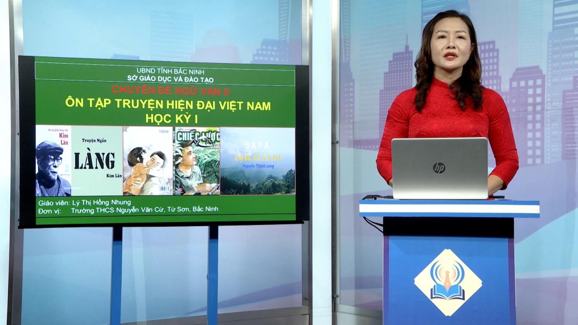 Ngữ văn lớp 9: Ôn tập truyện hiện đại Việt Nam tiết 2