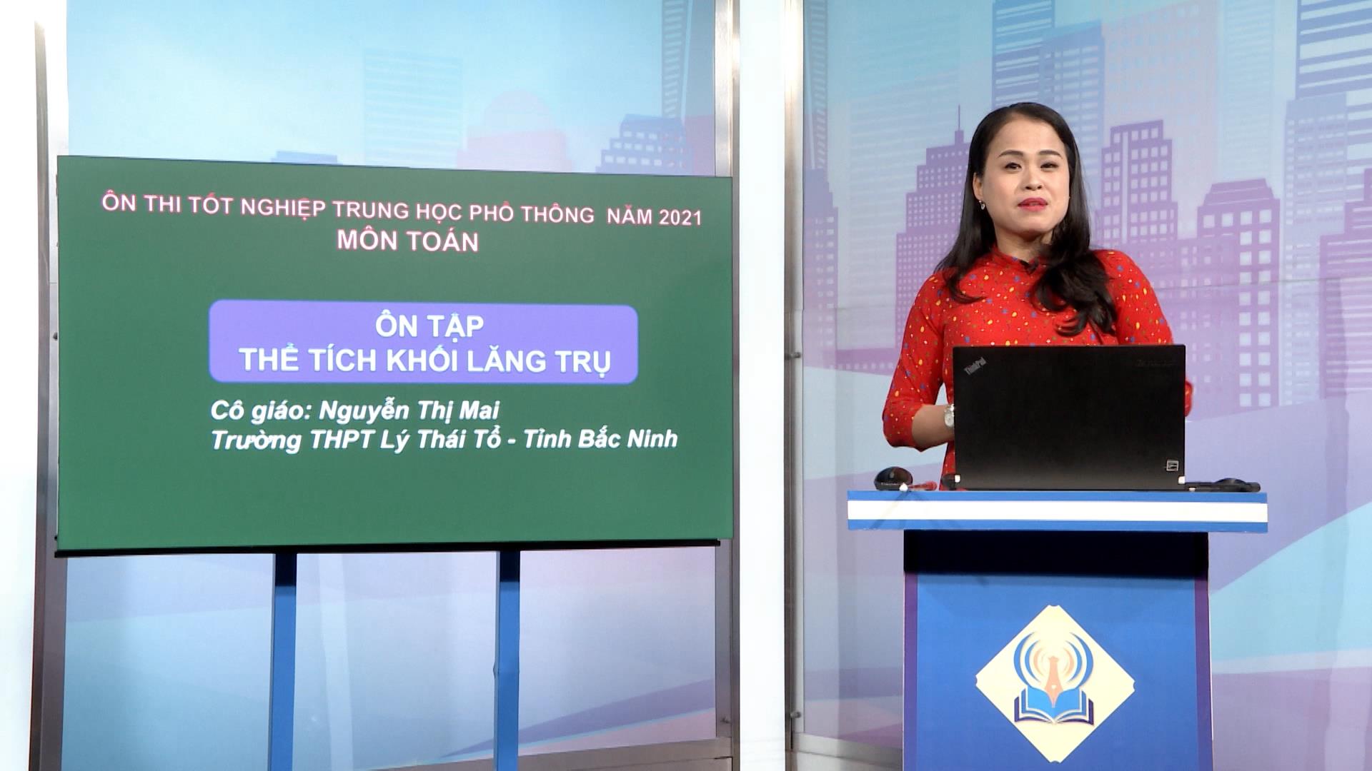 Toán lớp 12: Ôn tập thể tích khối lăng trụ