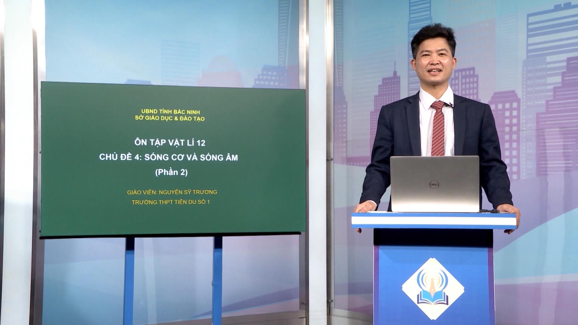 Môn Vật lý lớp 12 : Sóng cơ và sóng âm
