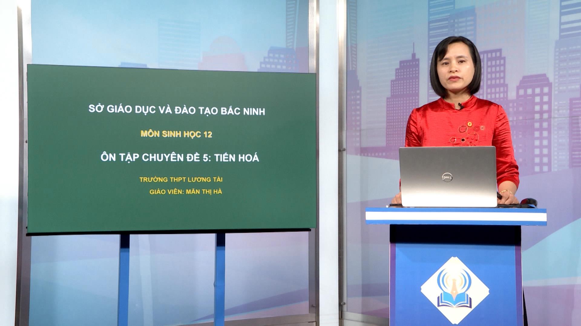 Môn Sinh học lớp 12: Tiến hoá