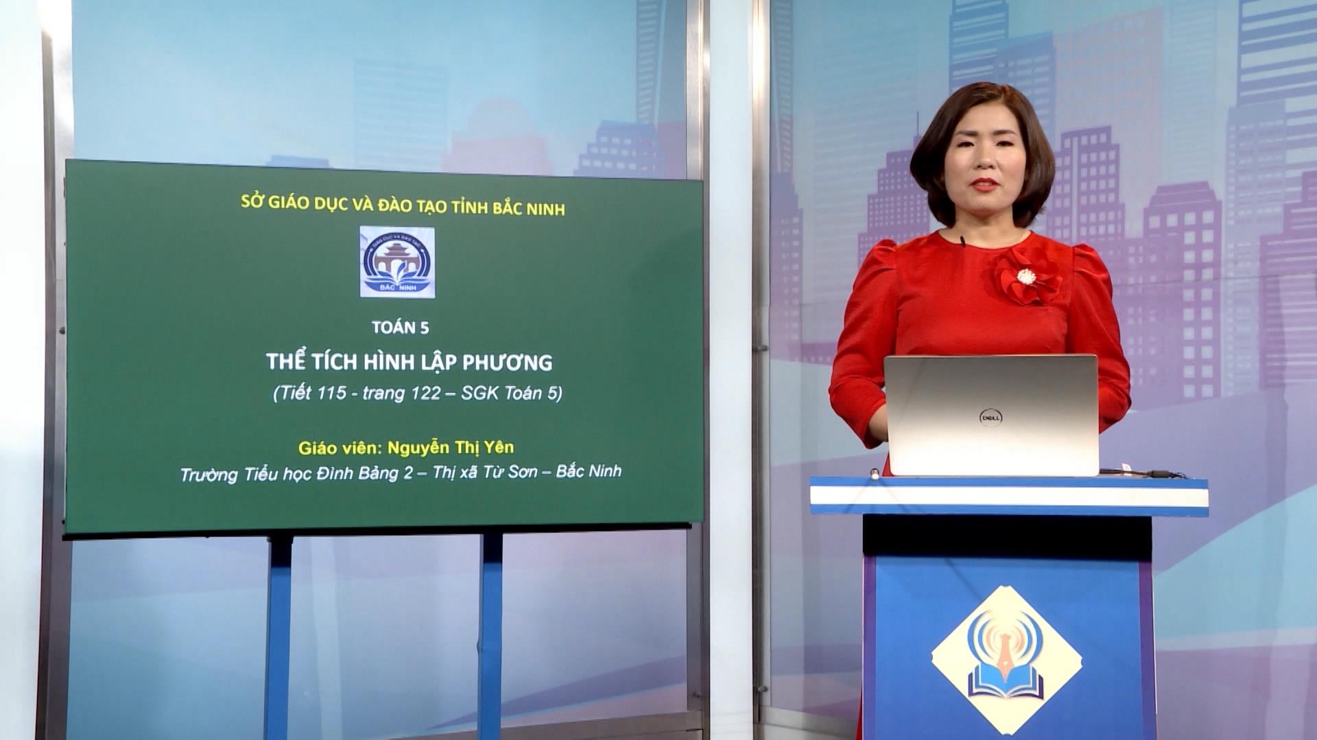 Toán lớp 5: Thể tích hình lập phương