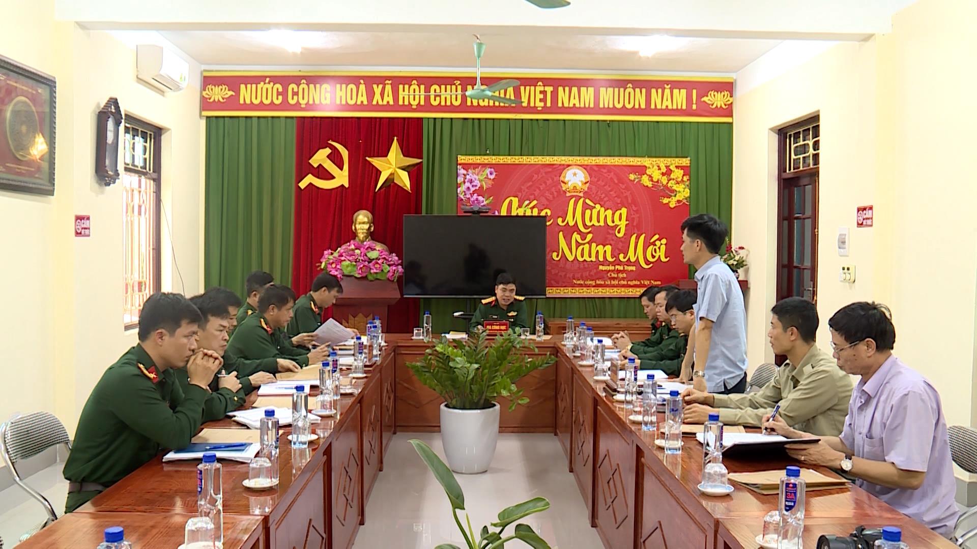 Cục Chính trị Quân khu 1  khảo sát, đánh giá mô hình hoạt động của  Chi bộ quân sự xã, phường, thị trấn