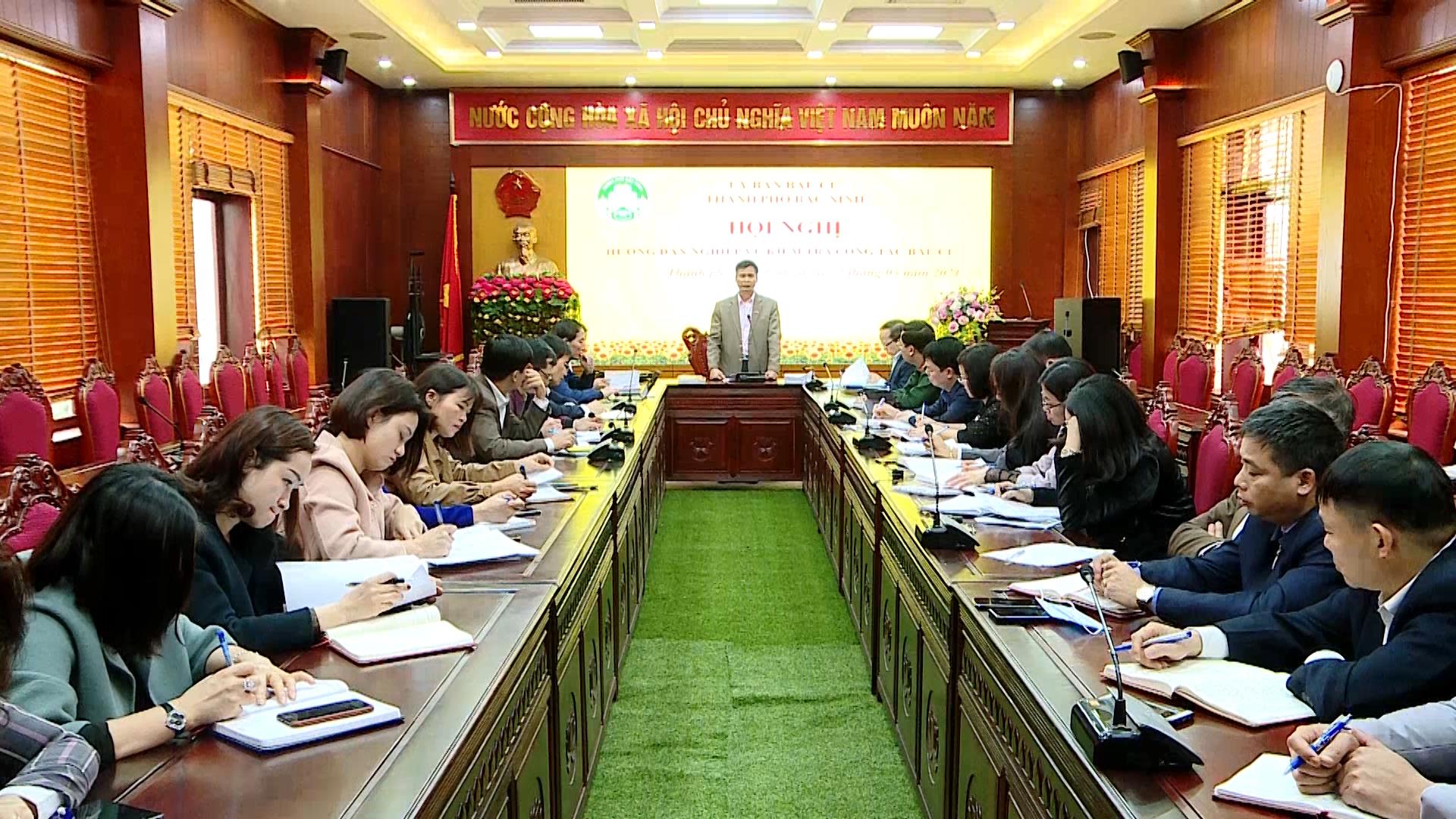 Hội nghị hướng dẫn nghiệp vụ kiểm tra công tác bầu cử