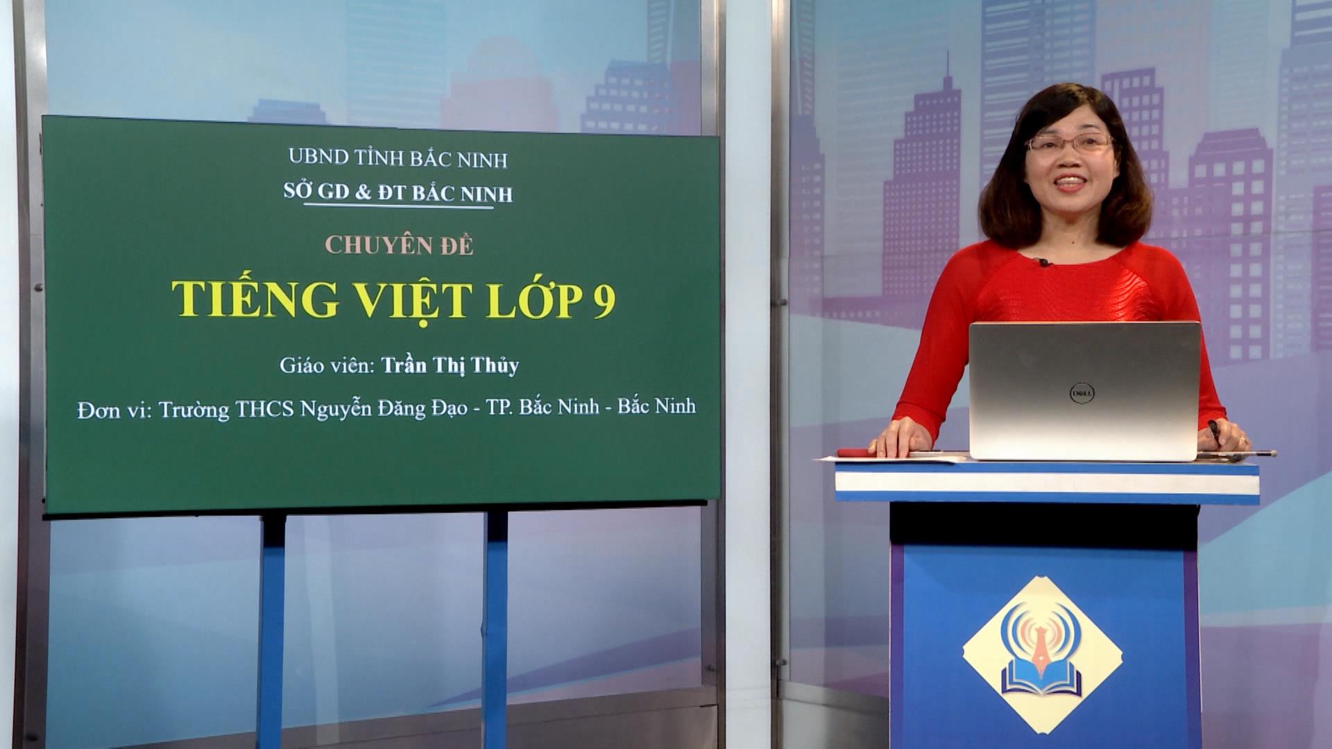 Môn Văn lớp 9: Khởi ngữ