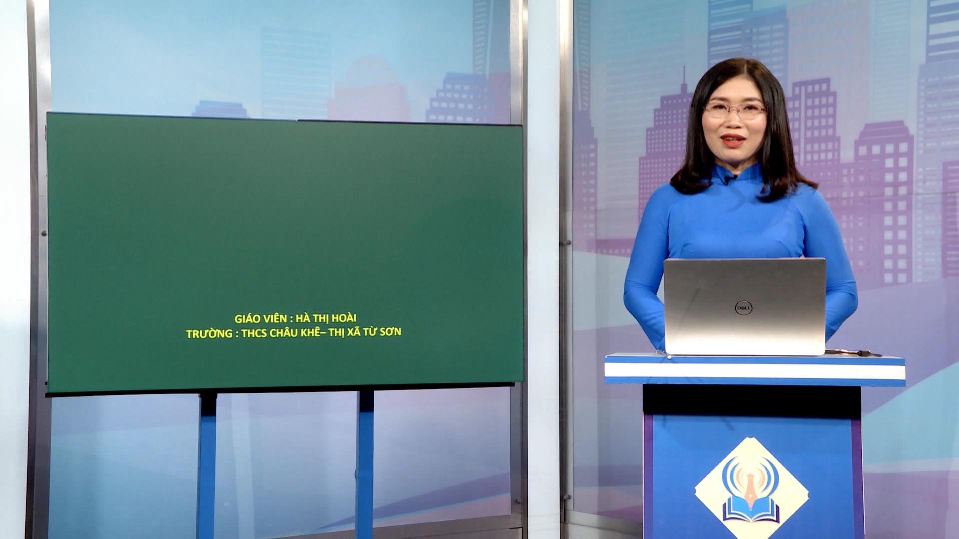 Môn Tiếng Anh lớp 9: Từ vựng (Tiết 1)