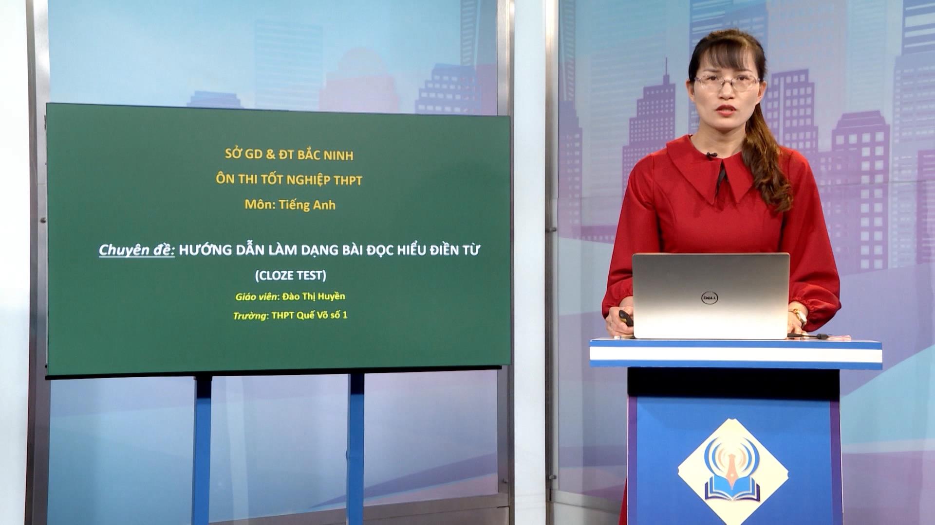 Môn Tiếng Anh lớp 12: Cloze -Test
