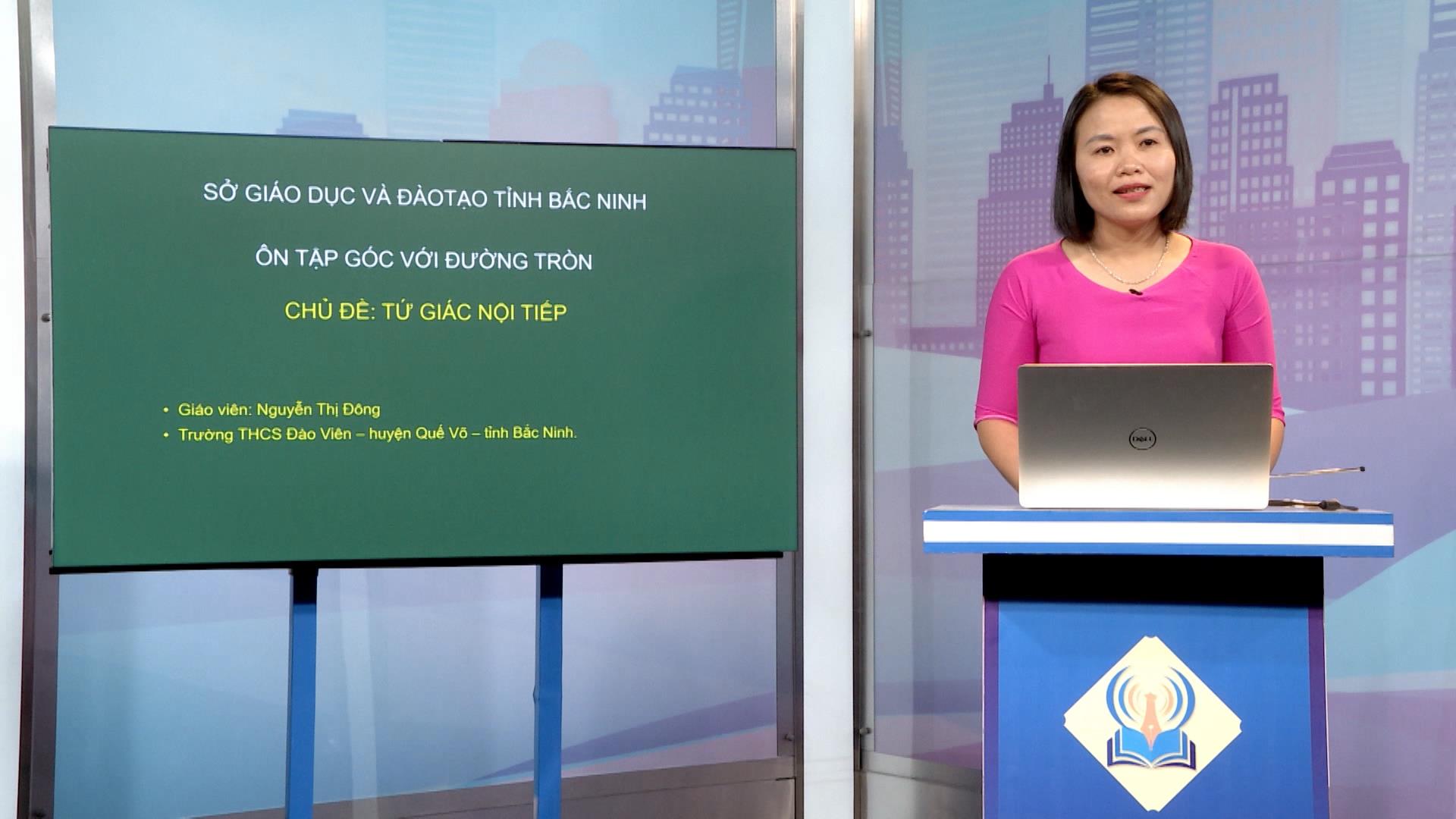 Môn Toán lớp 9: Ôn tập góc với đường tròn