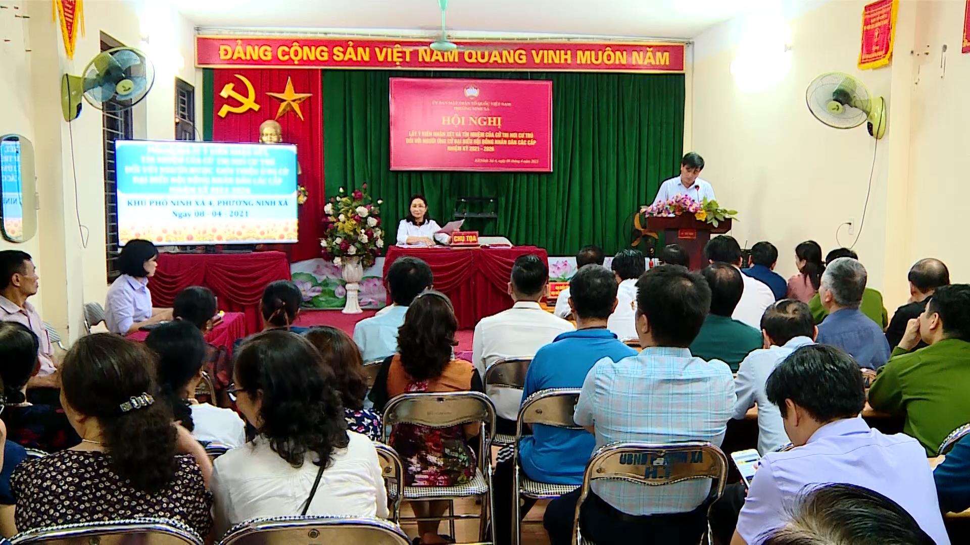 Lấy ý kiến cử tri nơi cư trú đối với người ứng cử đại biểu HĐND các cấp