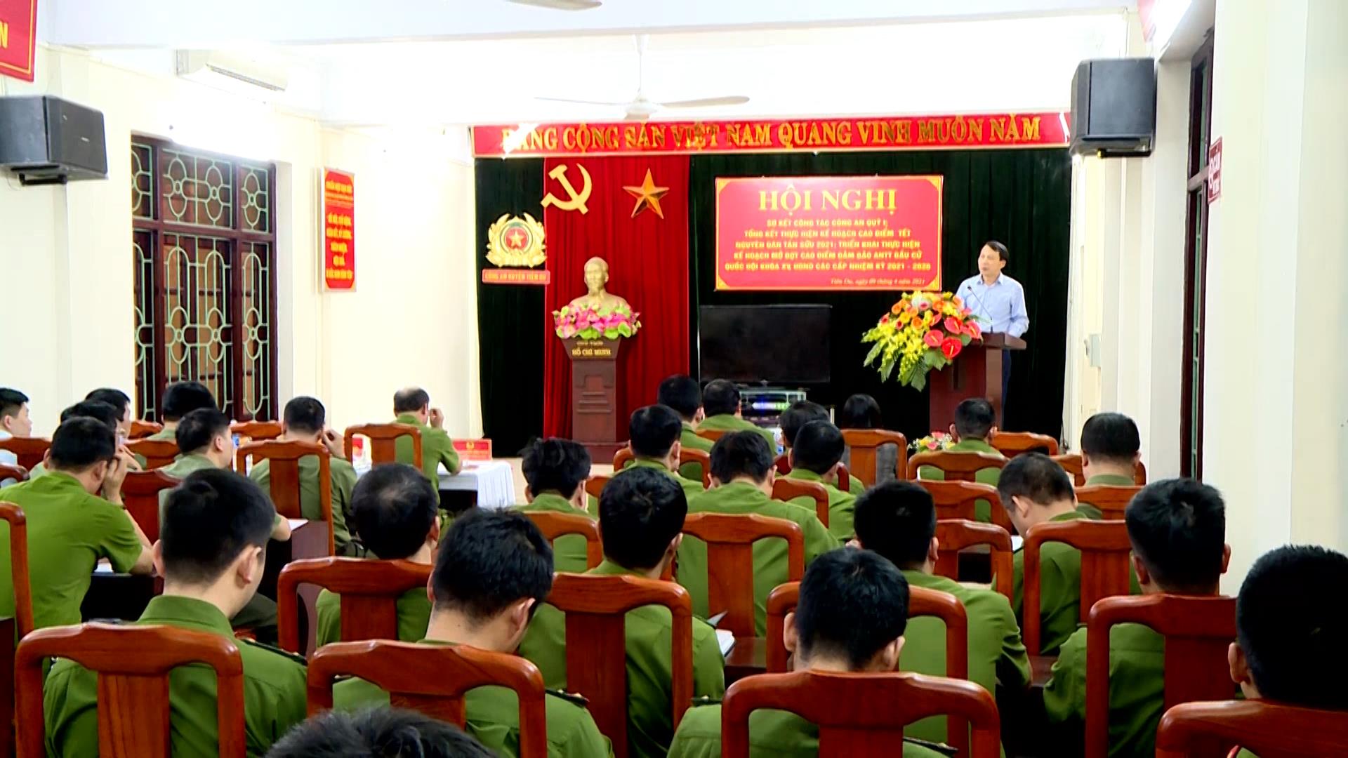 Tiên Du mở đợt cao điểm tấn công, trấn áp tội phạm bảo đảm an ninh, an toàn cuộc bầu cử đại biểu Quốc hội và HĐND các cấp nhiệm kỳ 2021-2026