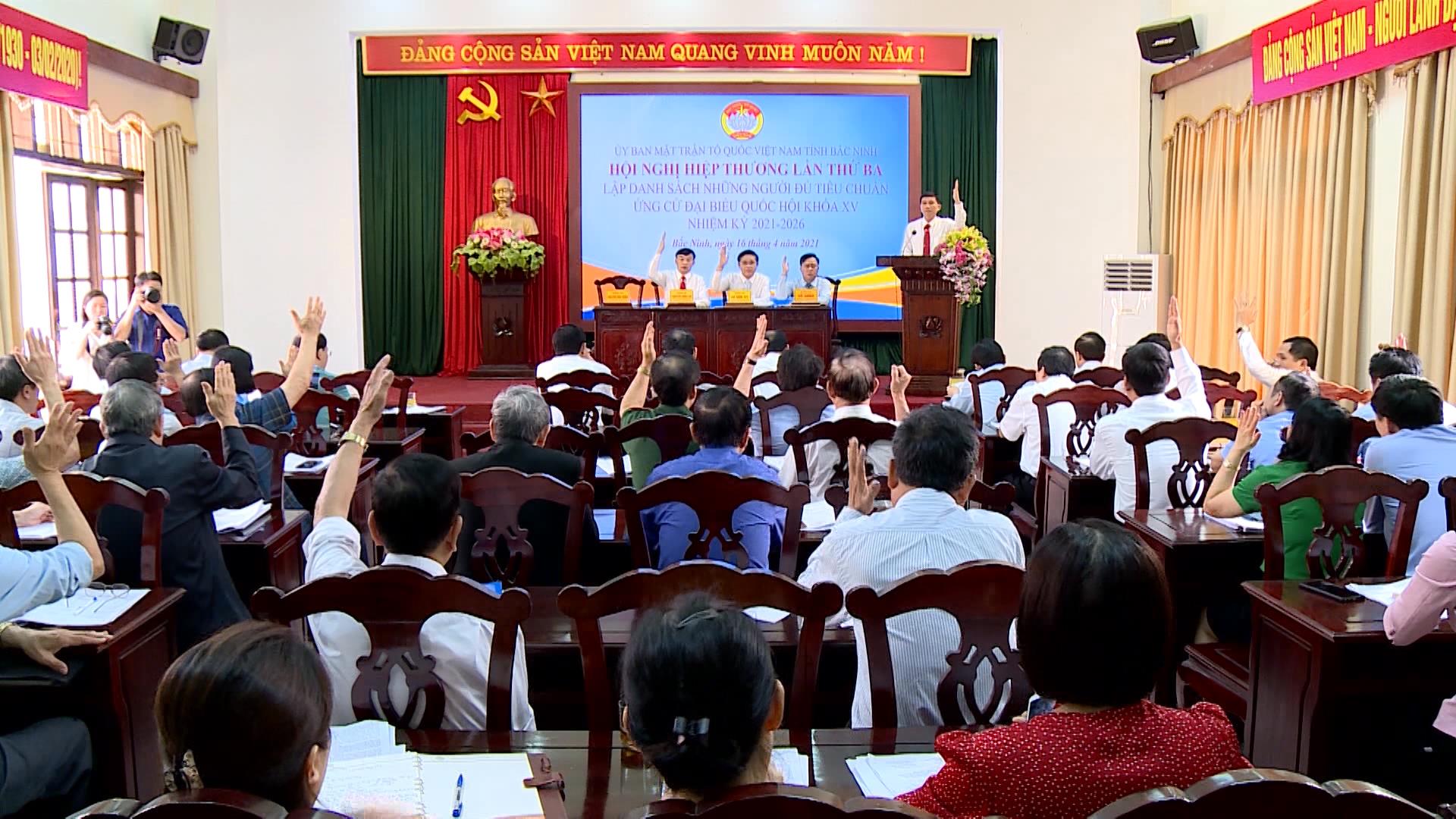 Tỉnh Bắc Ninh tổ chức Hội nghị Hiệp thương lần ba