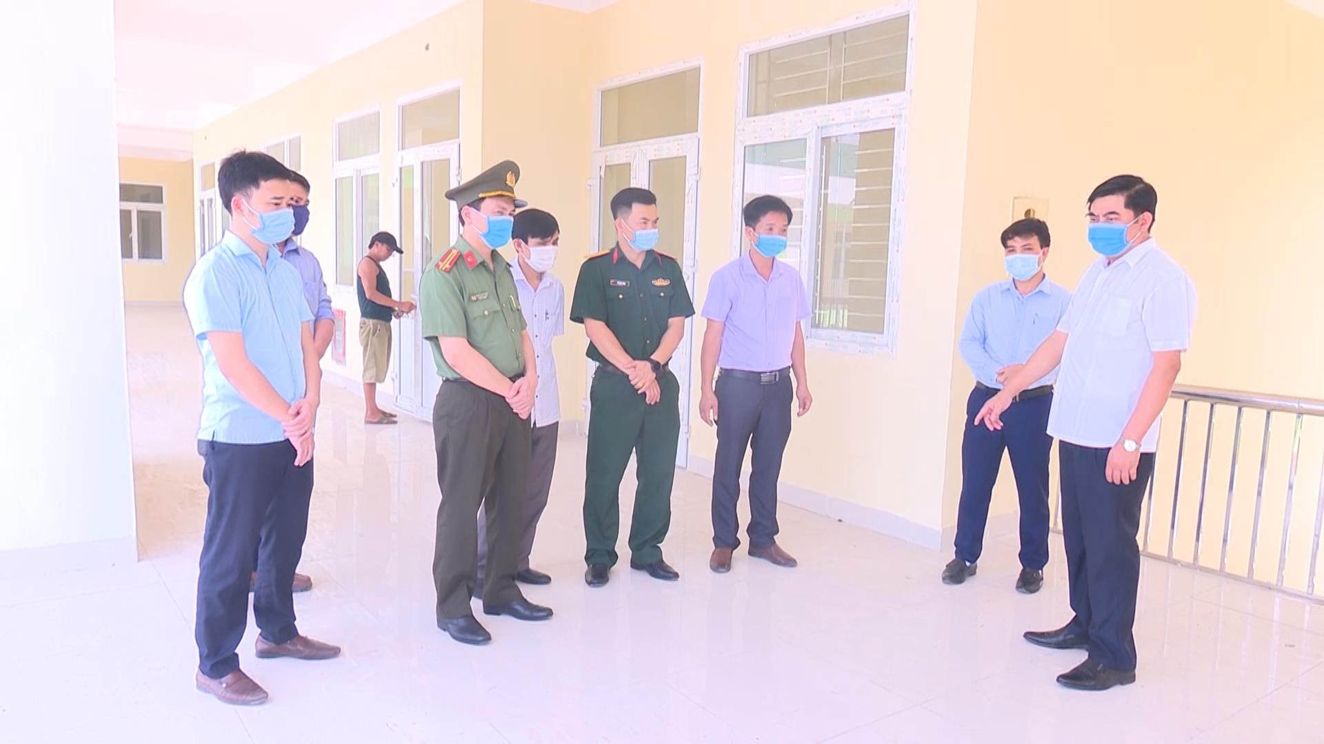 Lương Tài  kiểm tra cơ sở vật chất phòng, chống COVID-19