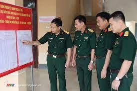 Quân khu 1 kiểm tra công tác chuẩn bị bầu cử tại Bộ Chỉ huy Quân sự tỉnh