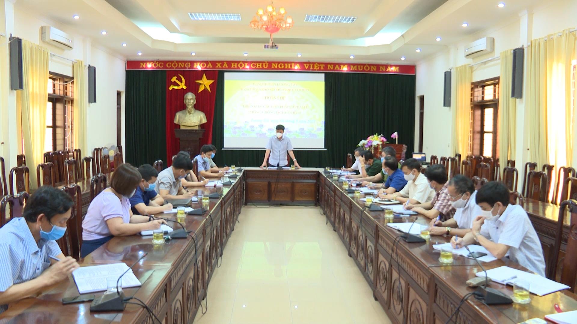 Lương Tài triển khai các biện pháp cấp bách phòng chống dịch covid 19