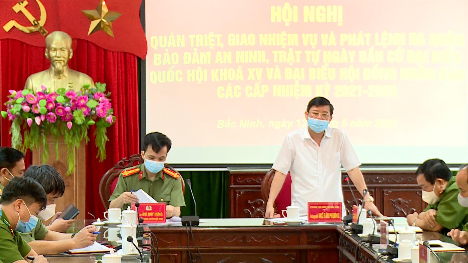 Bộ Công an phát lệnh ra quân bảo đảm an ninh, trật tự ngày bầu cử