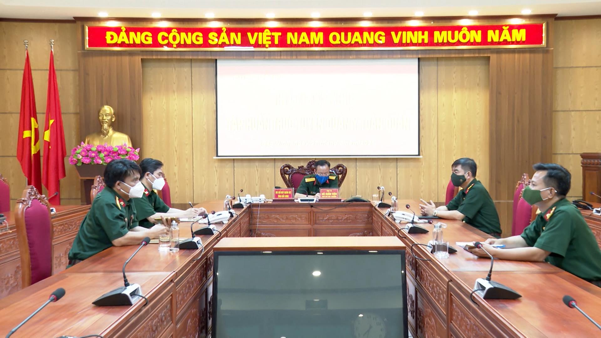 Cục Quân y, Bộ Quốc phòng tập huấn trực tuyến Quân y toàn quân