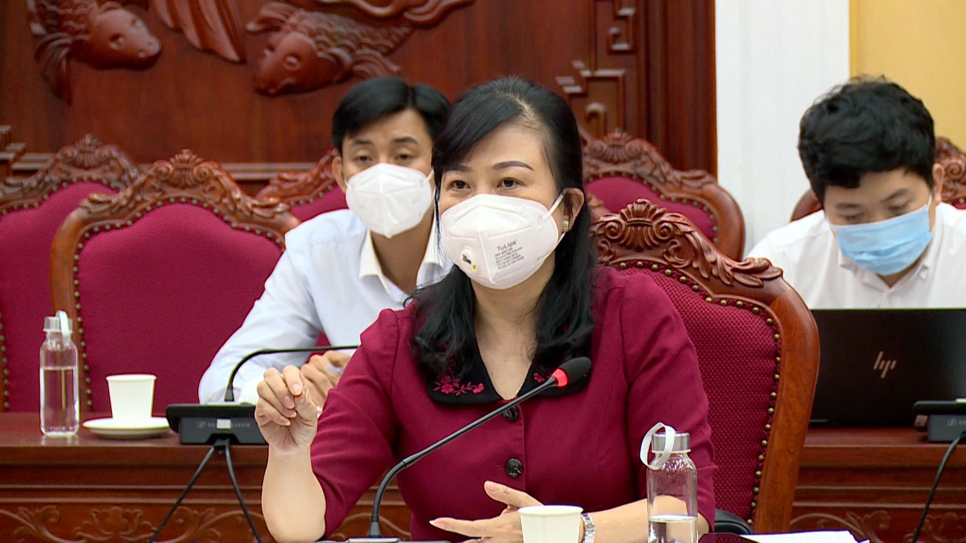 Thường trực Tỉnh ủy làm việc với Bộ phận Thường trực đặc biệt của Bộ Y tế bàn giải pháp phòng, chống dịch Covid - 19