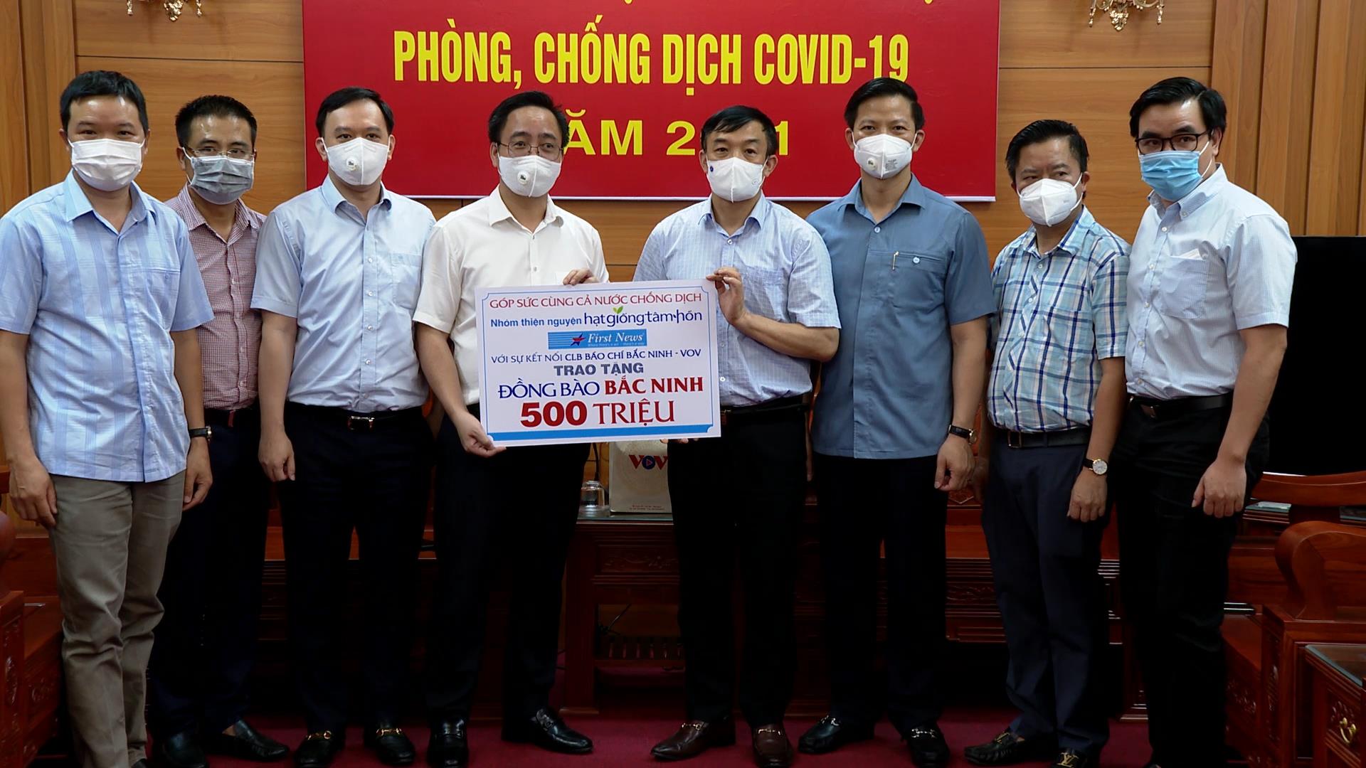 Đài Tiếng nói Việt Nam (VOV) ủng hộ Bắc Ninh phòng, chống dịch Covid-19