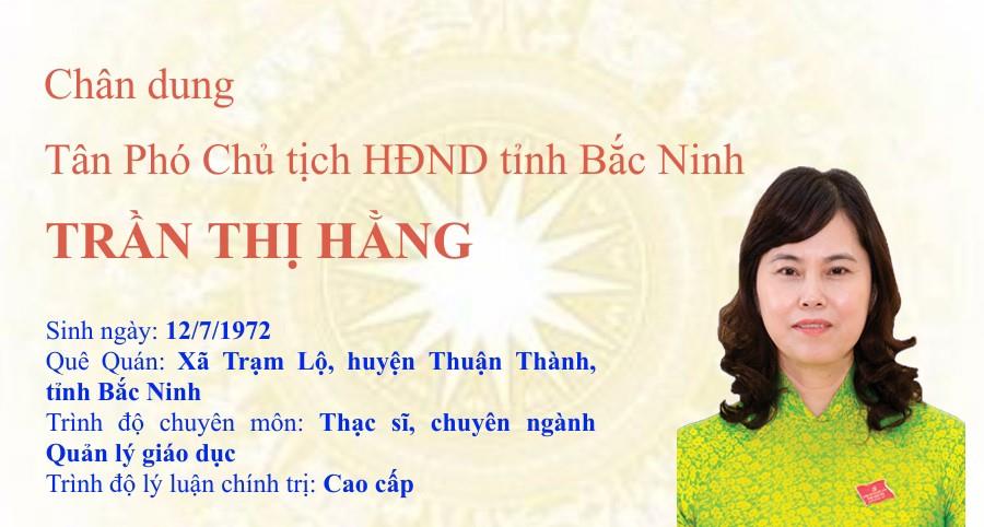 Chân dung tân Phó Chủ tịch HĐND tỉnh Trần Thị Hằng
