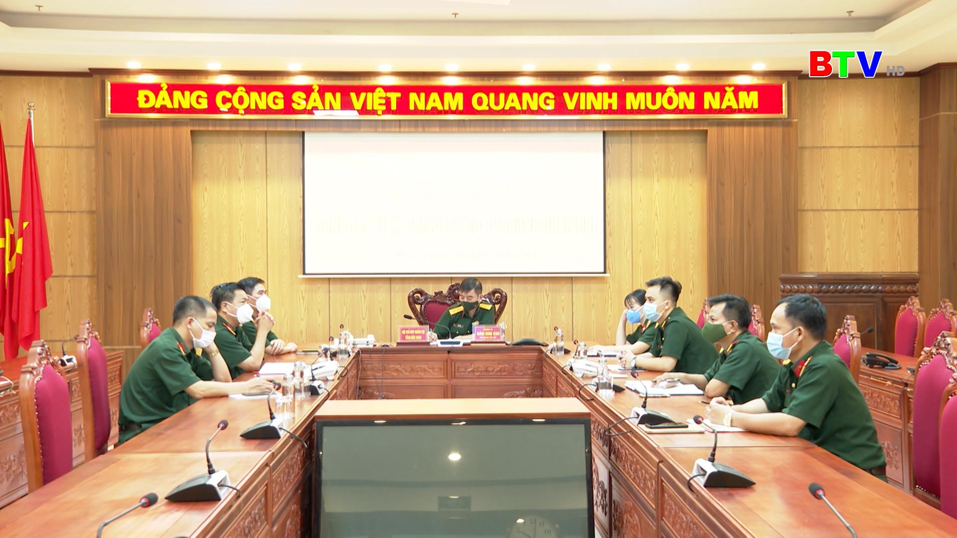 Bộ Quốc phòng tập huấn tiêm vắc xin phòng Covid-19