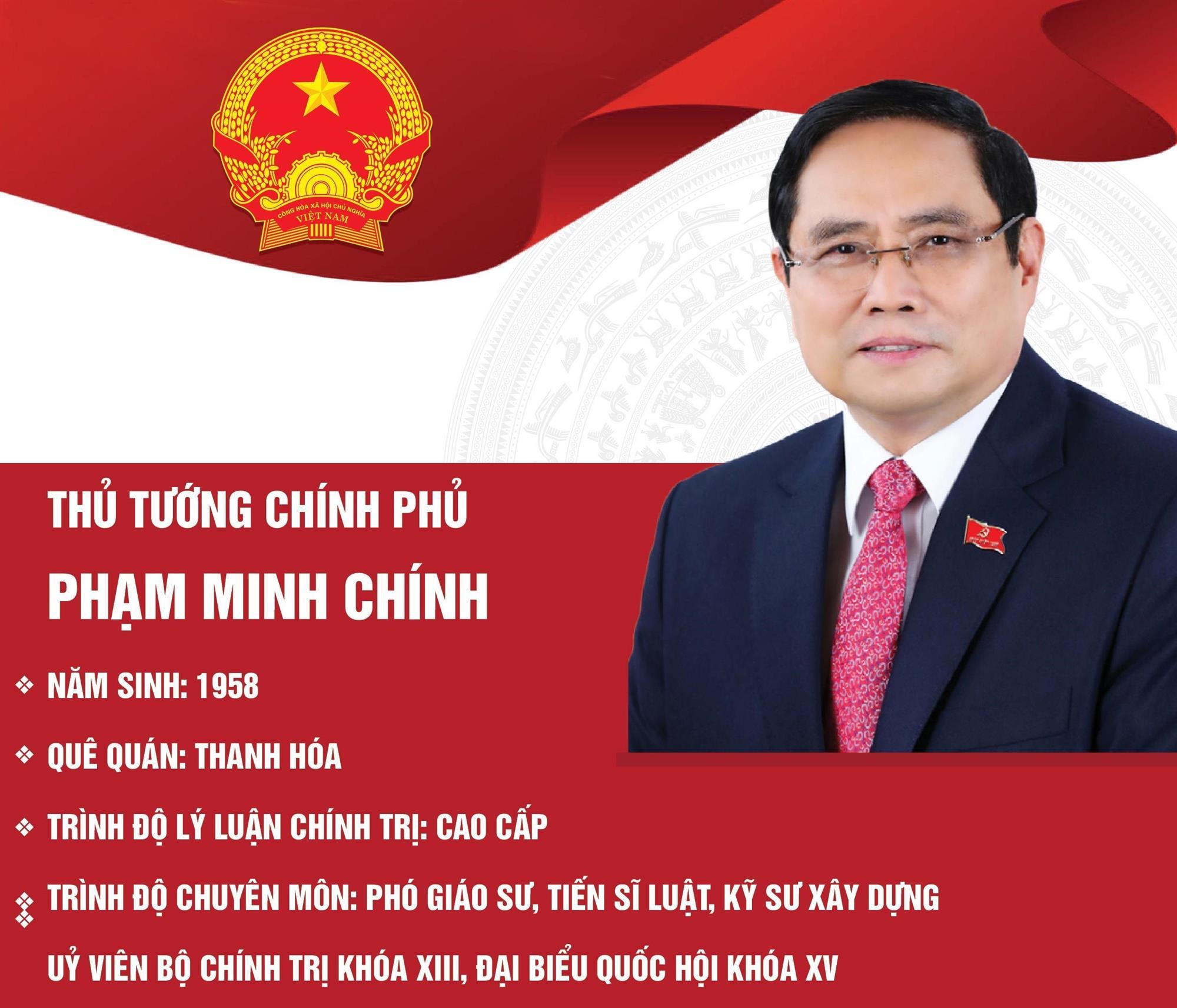 Chân dung Thủ tướng Chính phủ Phạm Minh Chính