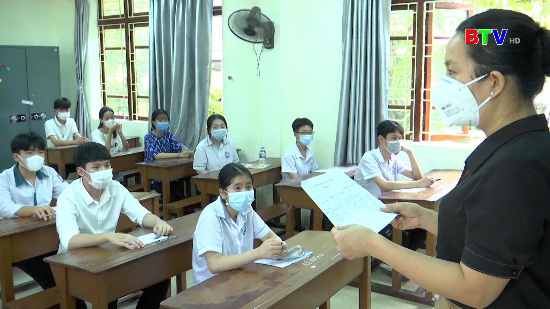 Diễn tập thi tuyển sinh vào lớp 10 THPT