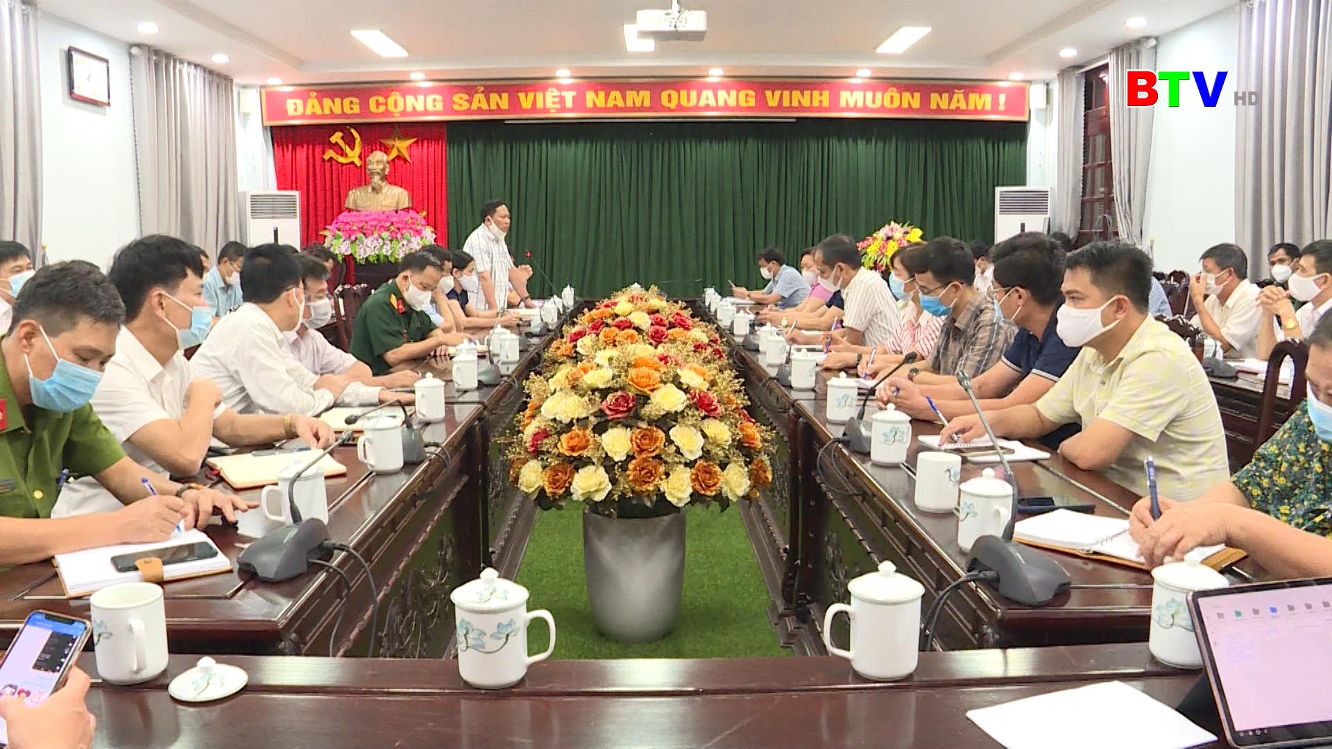 Ban chỉ đạo phòng chống Covid-19 huyện Thuận Thành họp khẩn