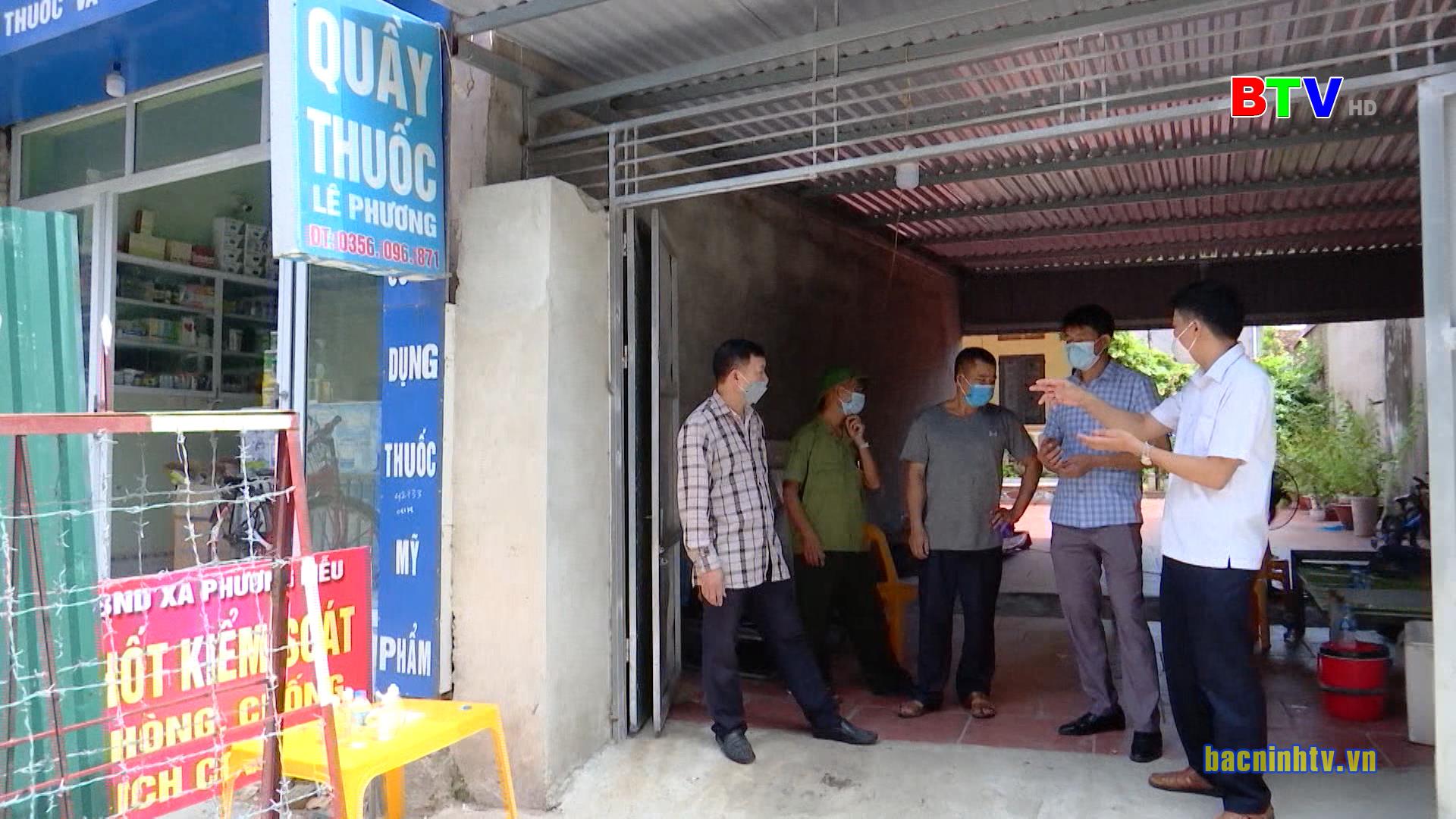 Quế Võ xử lý triệt để ca mắc COVID-19 tại thôn Giang Liễu