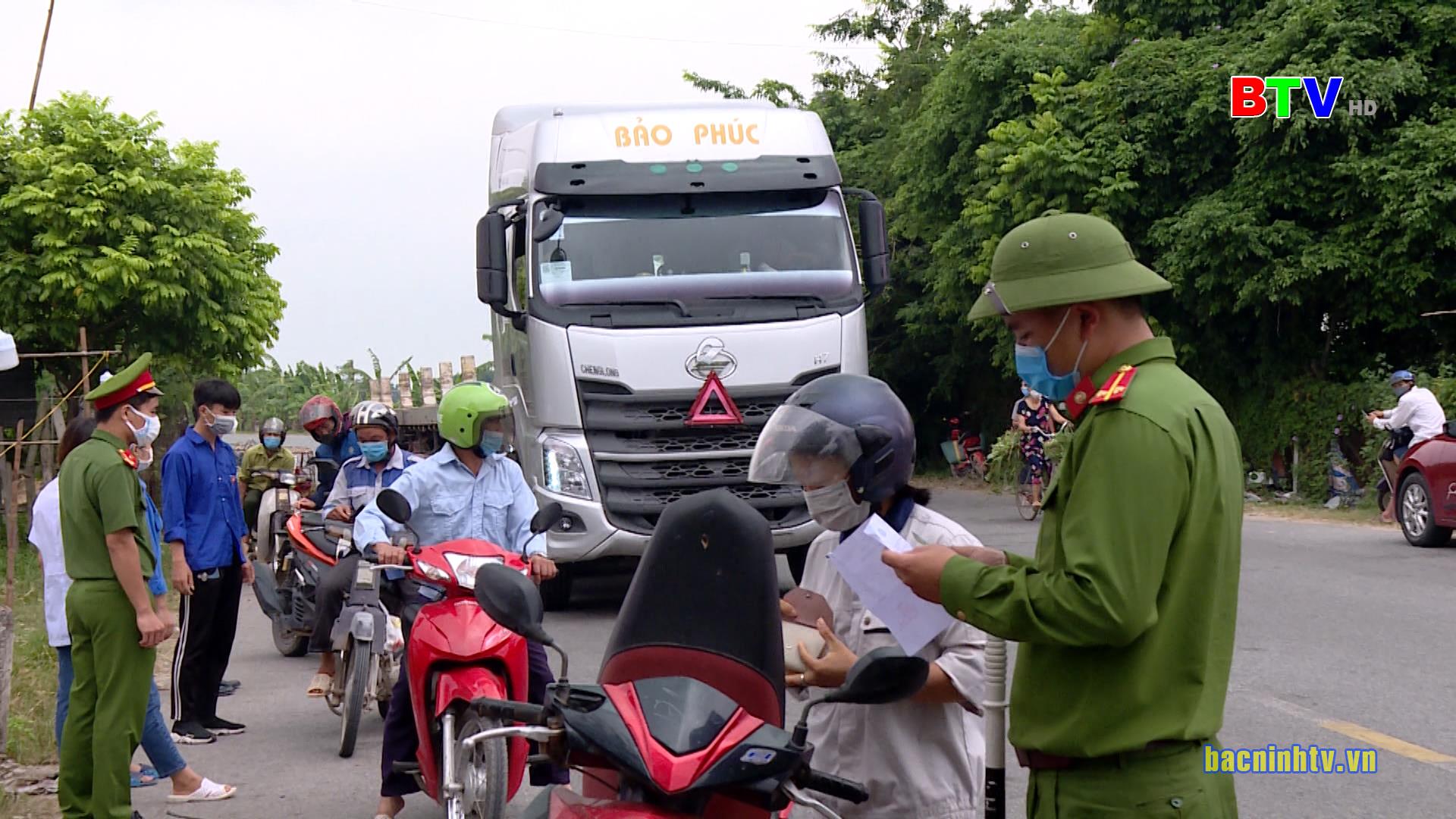 Yên Phong siết chặt quản lý vùng giáp ranh phòng, chống Covid-19