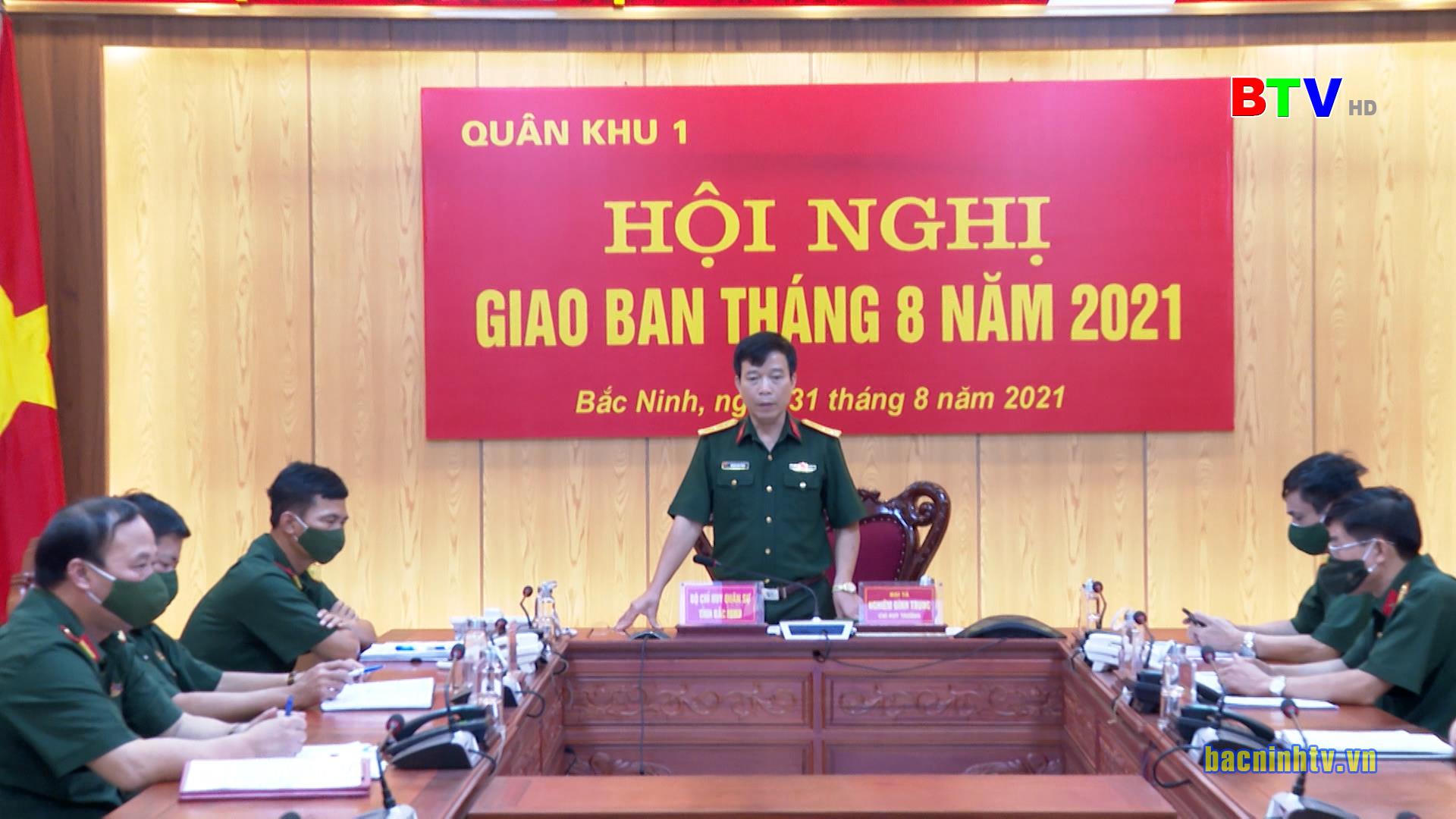 Bộ Chỉ huy Quân sự tỉnh tổ chức rút kinh nghiệm công tác phòng, chống dịch Covid-19