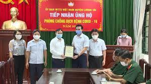 Lương Tài tiếp nhận ủng hộ phòng, chống dịch Covid - 19