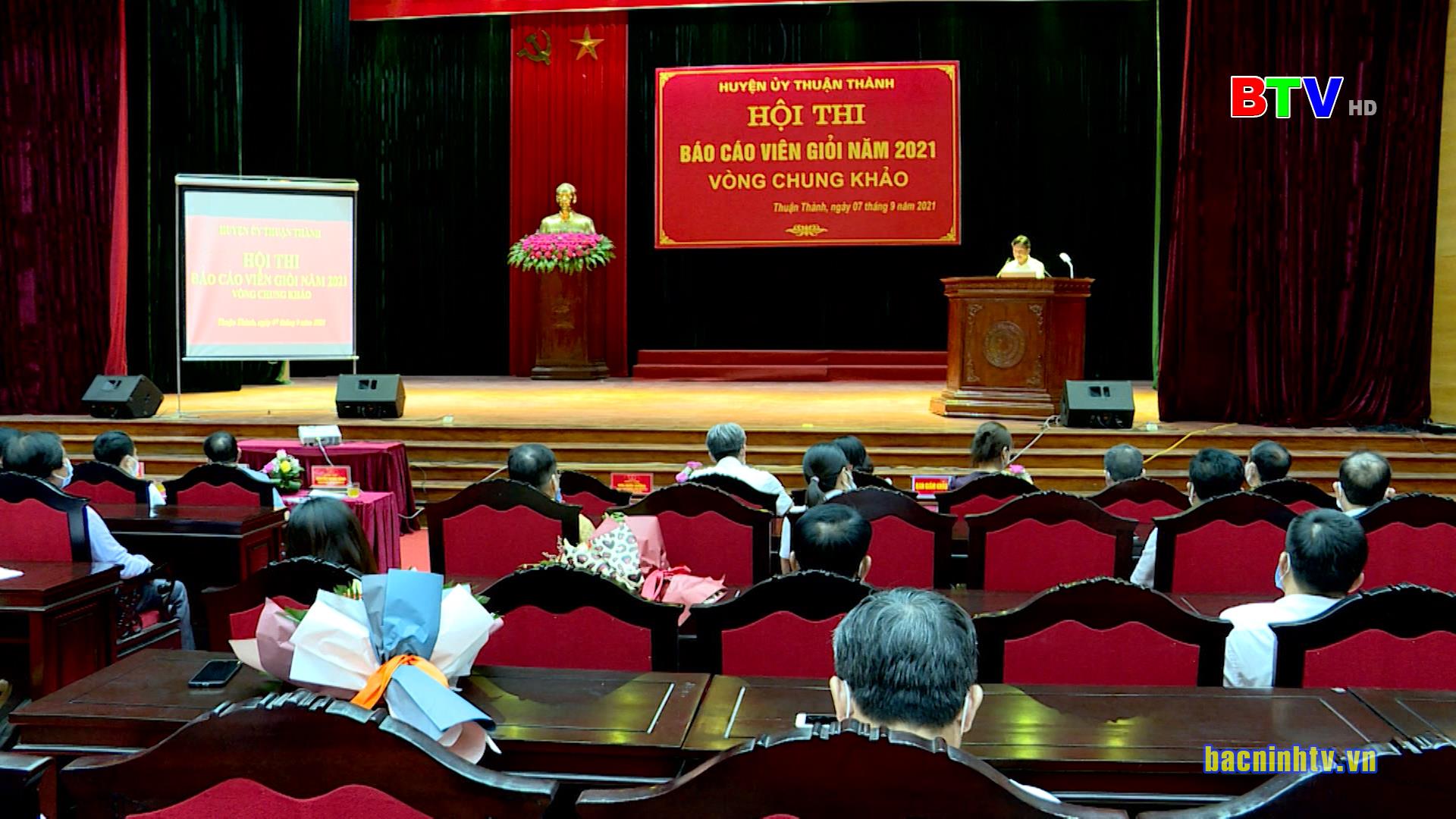 Thuận Thành tổ chức chung khảo Hội thi Báo cáo viên giỏi năm 2021
