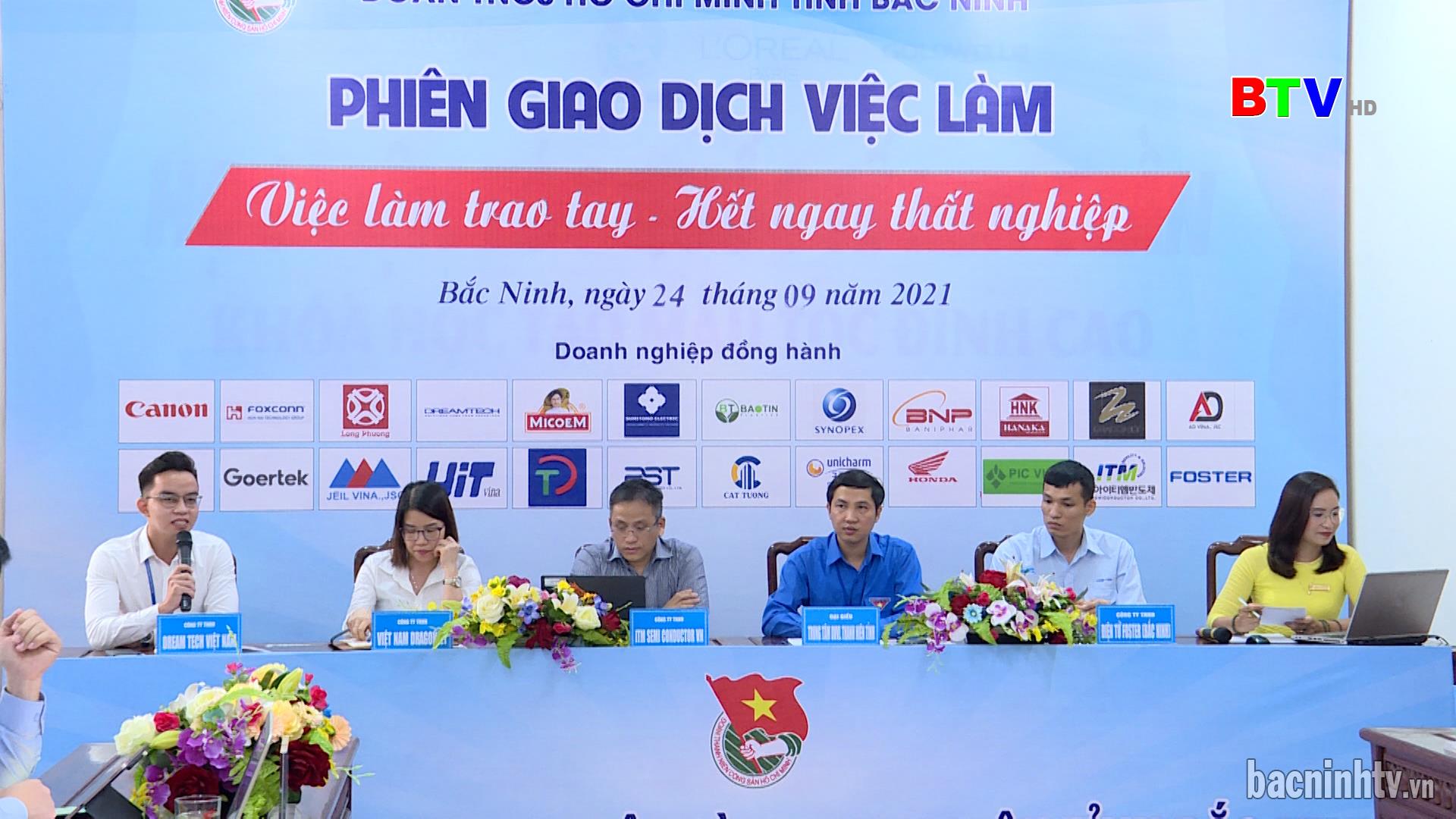 Phiên giao dịch việc làm tuyển dụng trực tuyến