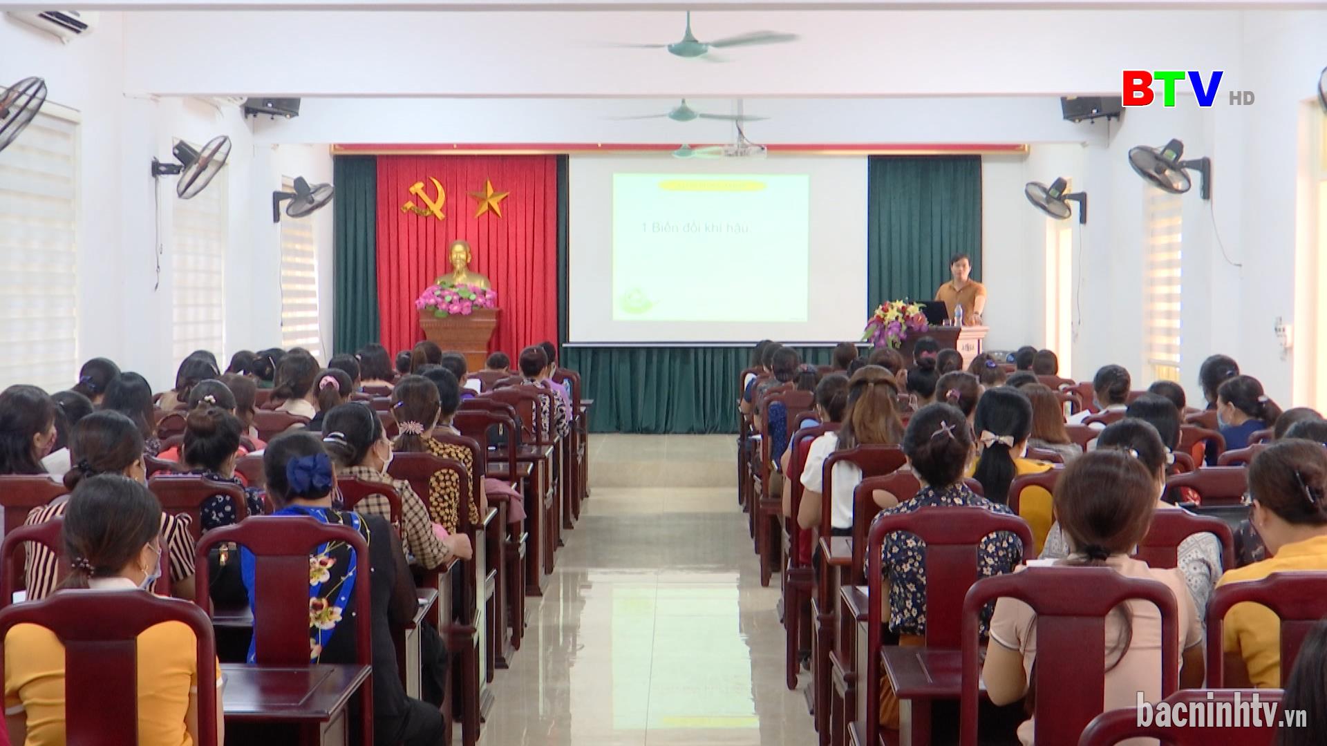 Tập huấn tiết kiệm năng lượng trong gia đình