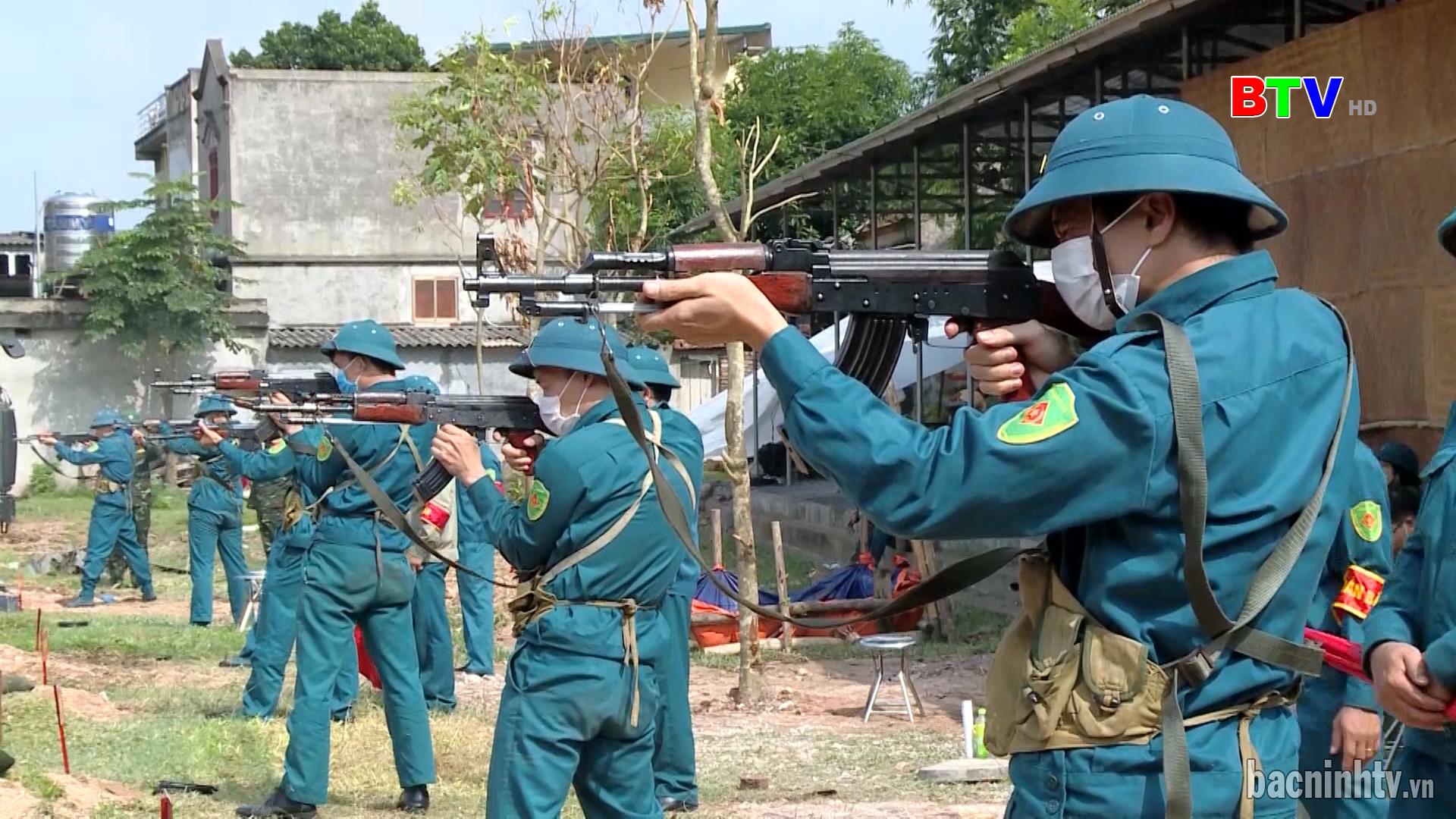 Thành phố Bắc Ninh: Kiểm tra kết thúc huấn luyện DQTV năm 2021