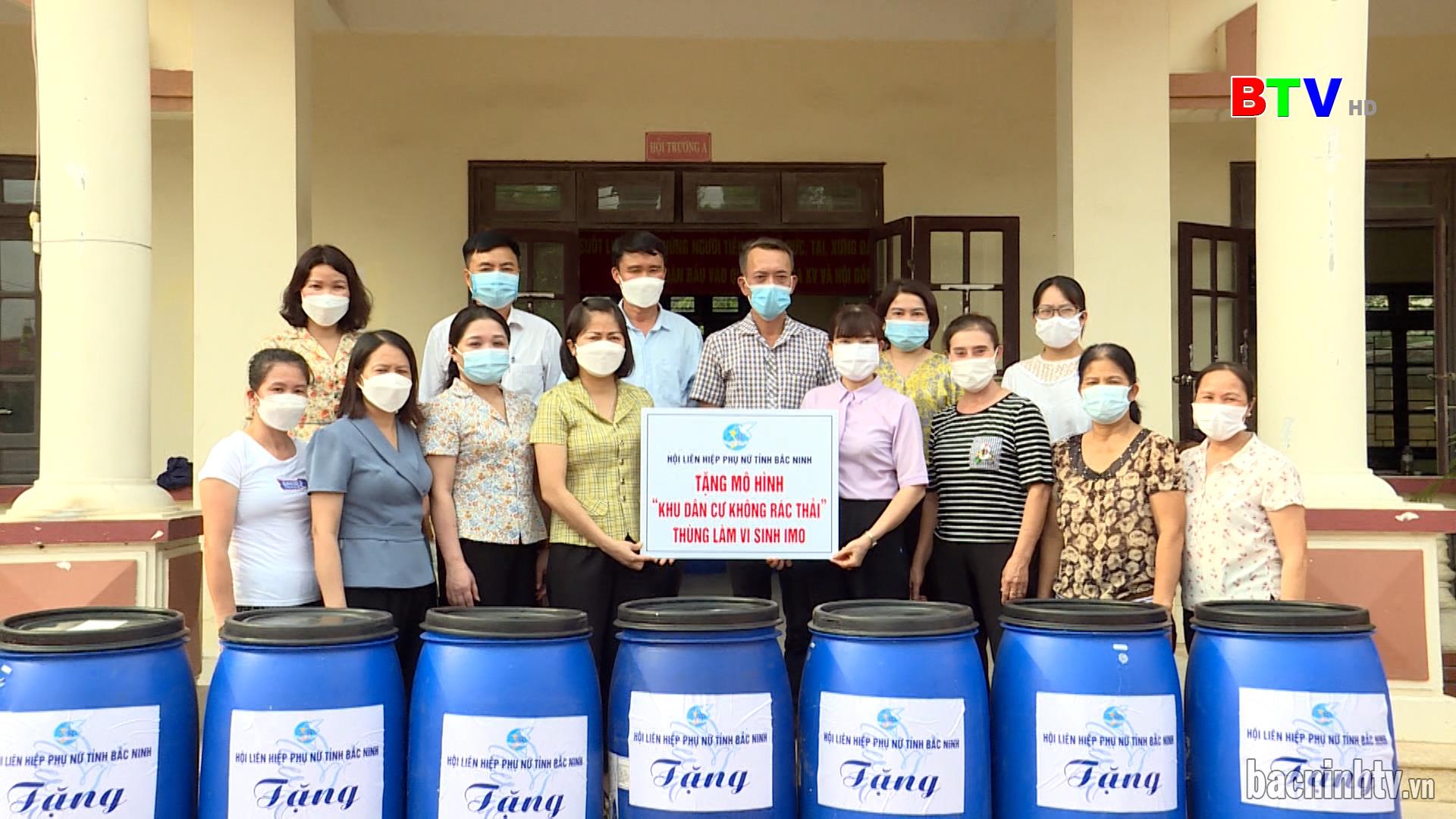 Hội Liên hiệp Phụ nữ tỉnh hỗ trợ 8 mô hình “Khu dân cư không rác thải”