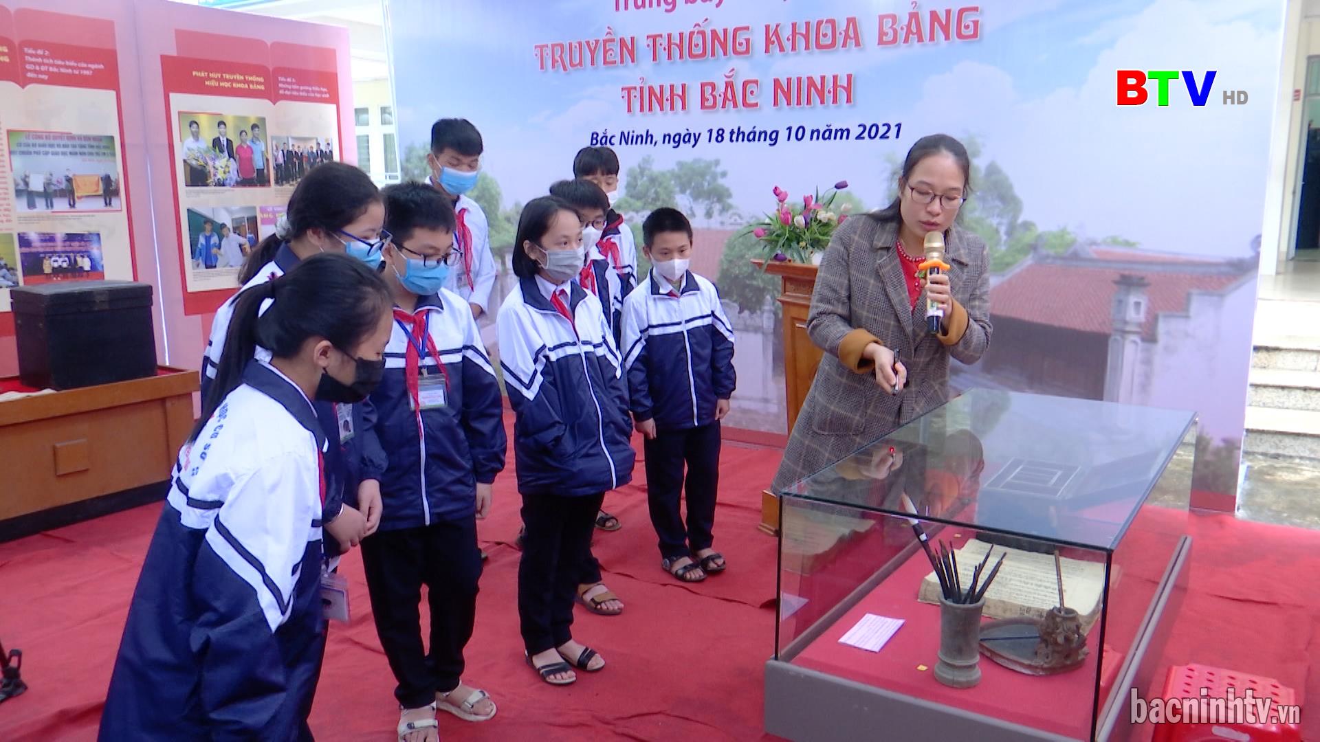 Trưng bày "Truyền thống khoa bảng Bắc Ninh"
