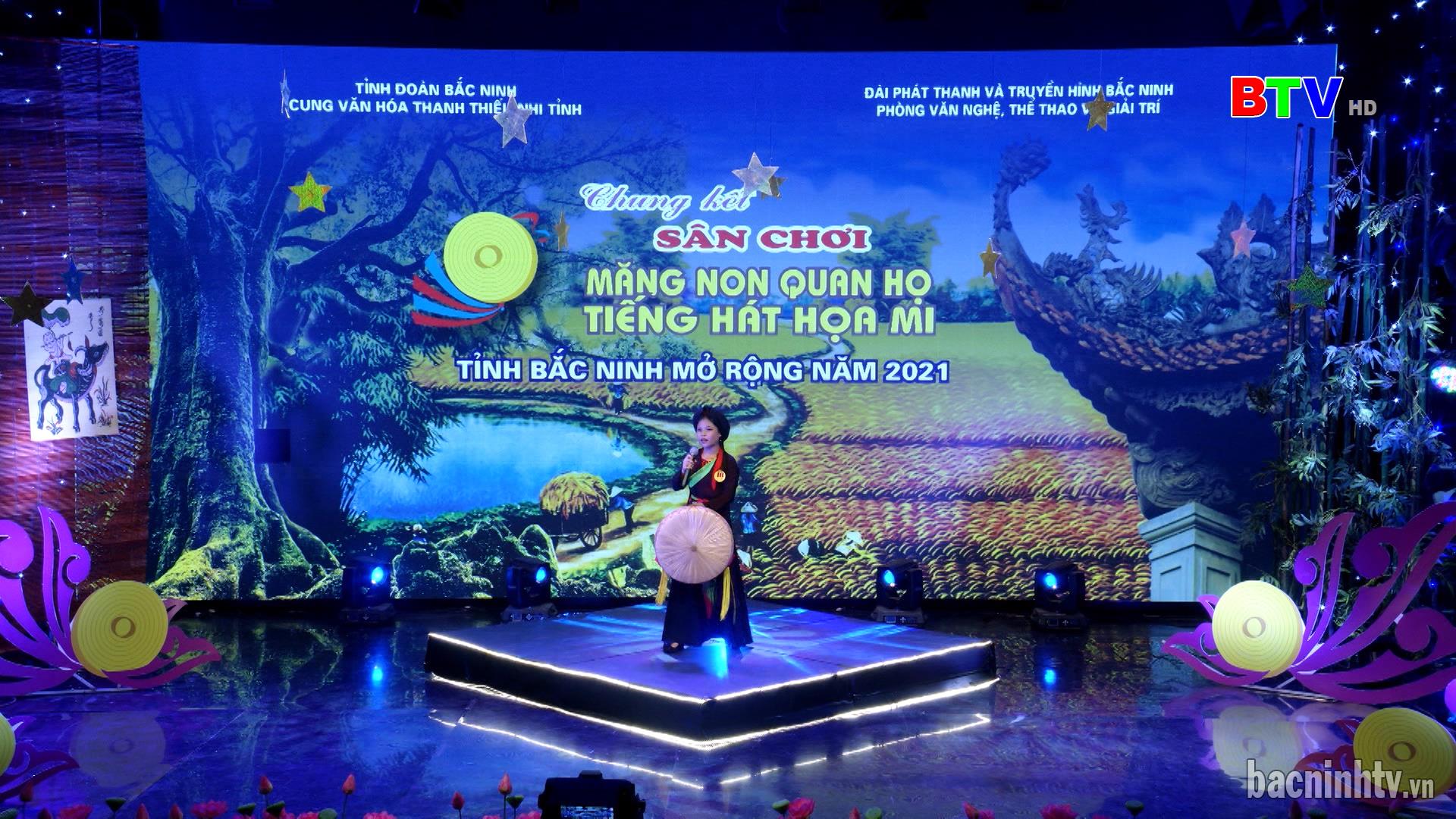 Chung kết măng non Quan họ