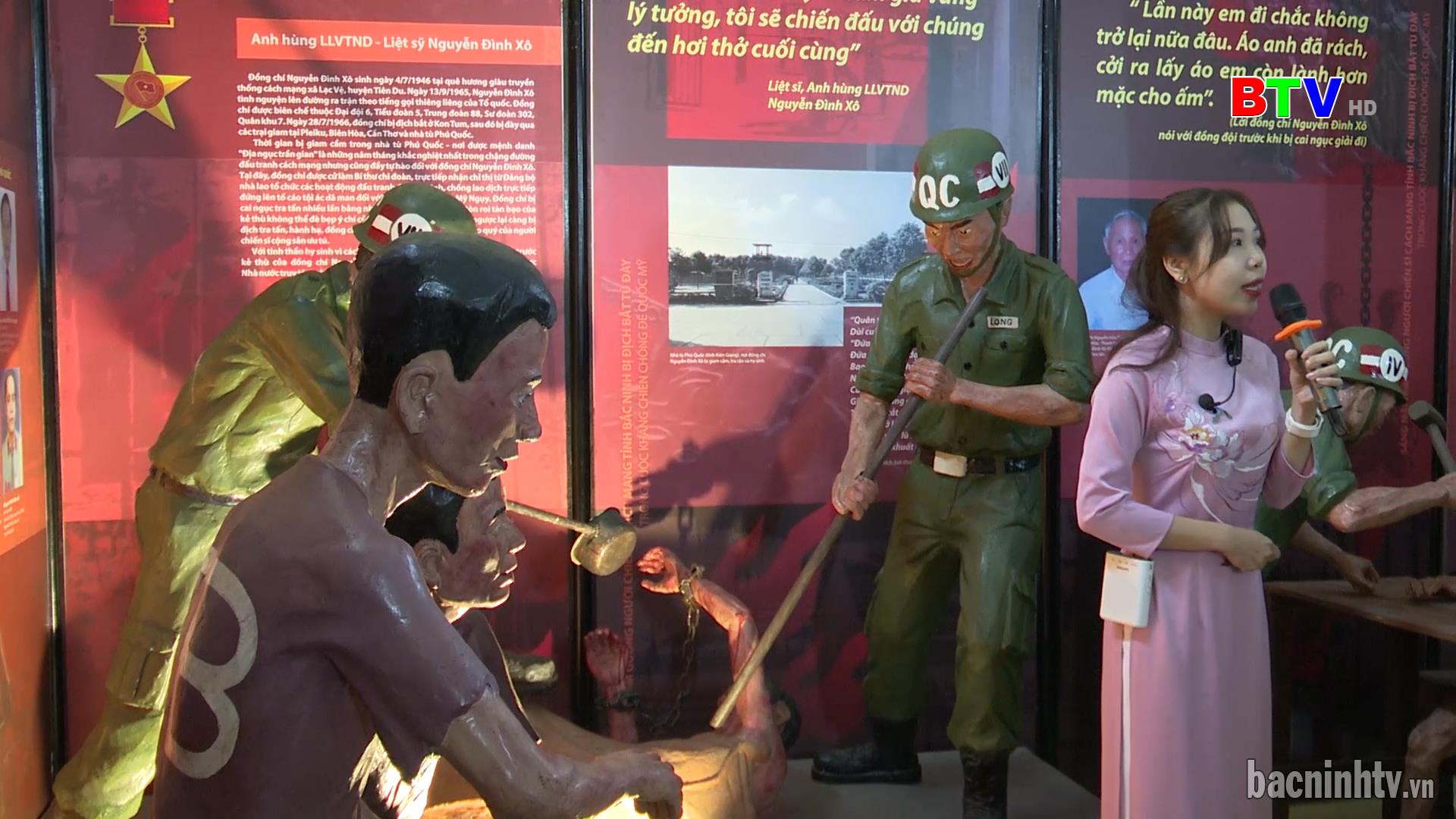 Khai mạc trưng bày “Sáng mãi tấm gương người chiến sĩ cách mạng tỉnh Bắc Ninh bị địch bắt tù đày”