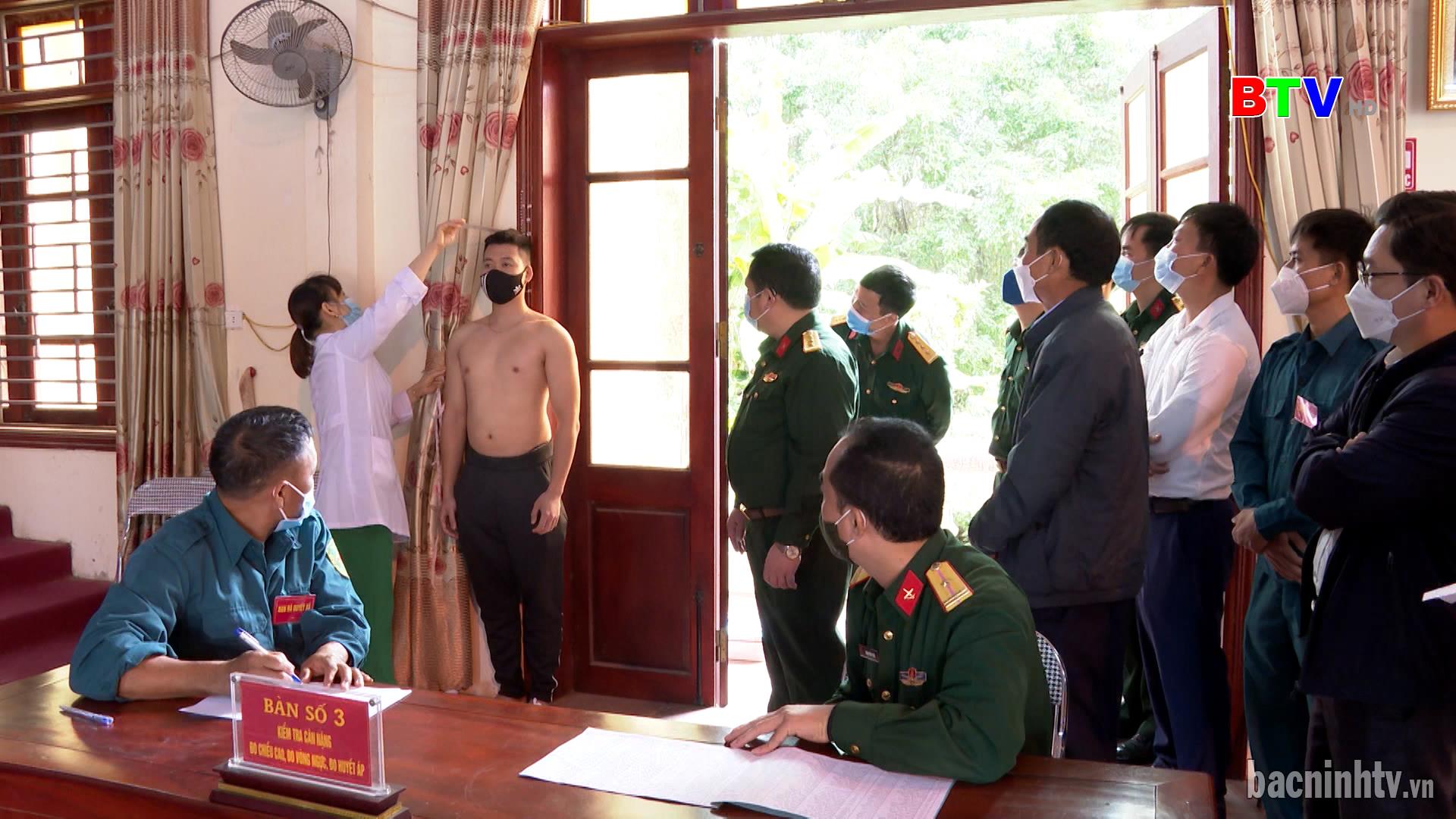Bộ CHQS tỉnh kiểm tra khám sơ tuyển nghĩa vụ quân sự năm 2022