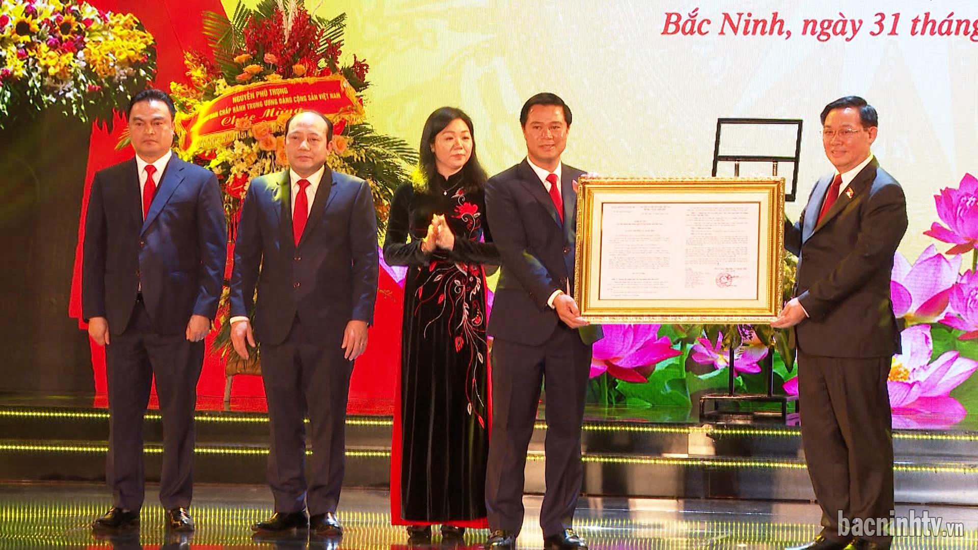 Lễ kỷ niệm 100 năm ngày sinh Chủ tịch QH Lê Quang Đạo và công bố Nghị quyết thành lập TP Từ Sơn: Phần Lễ
