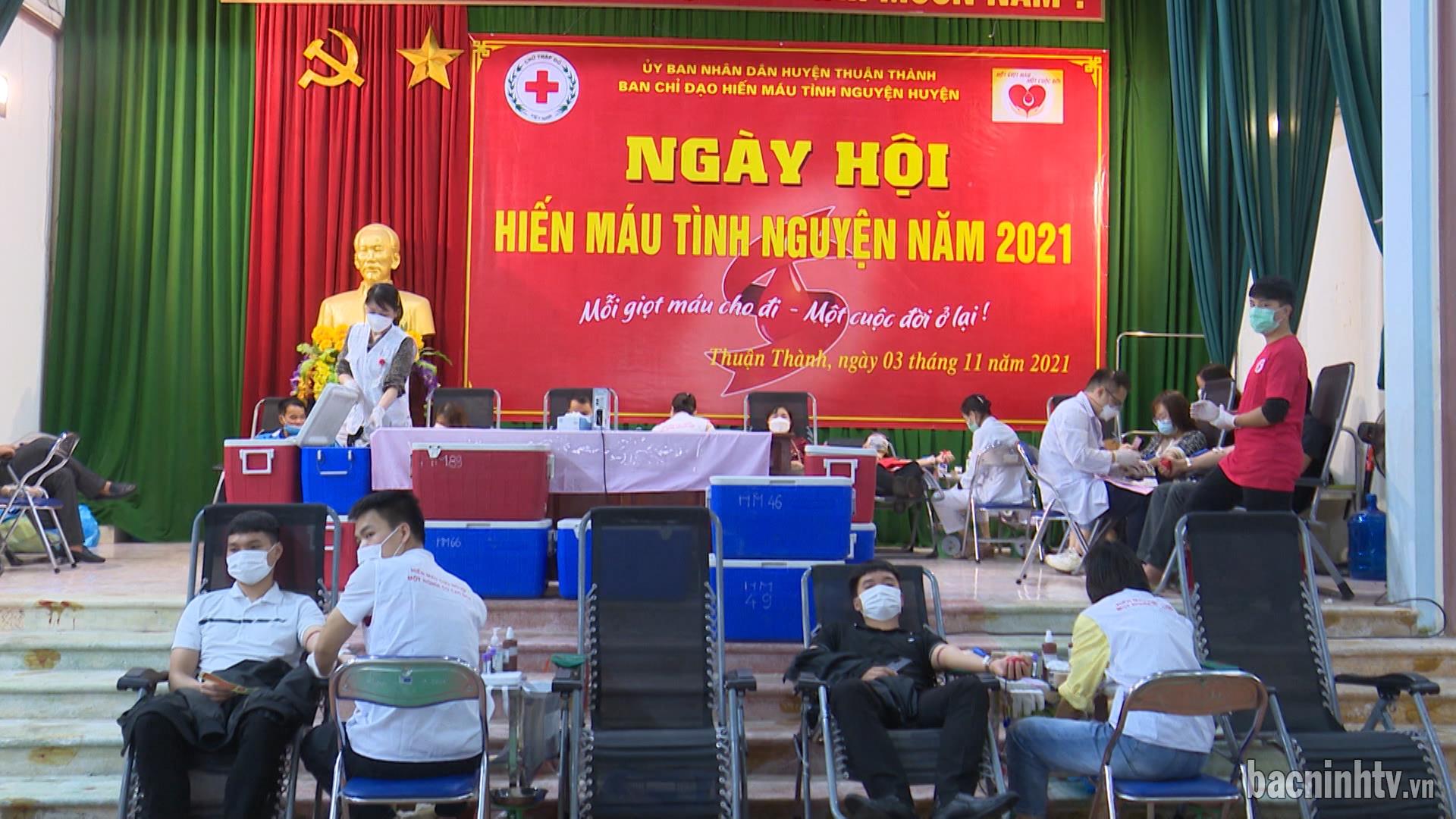 Thuận Thành tổ chức Ngày hội hiến máu tình nguyện