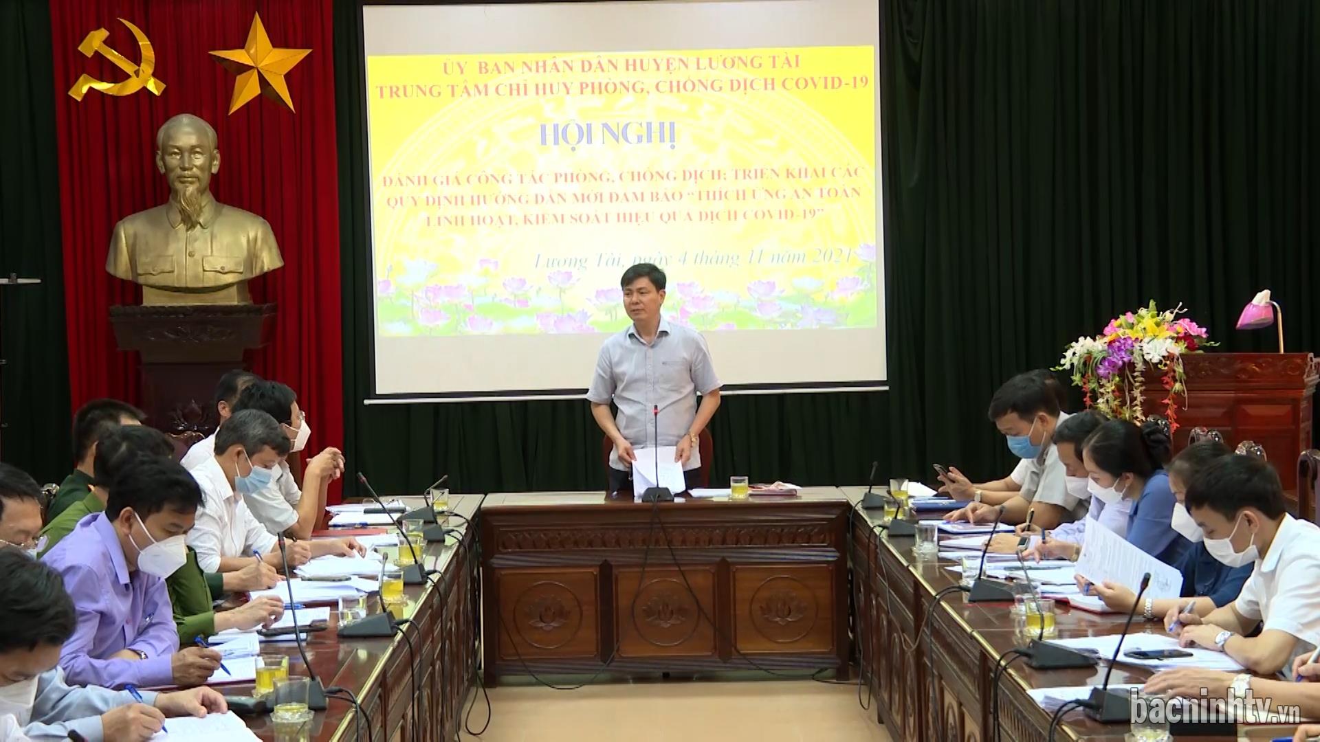 Lương Tài triển khai các biện pháp phòng, chống dịch Covid - 19